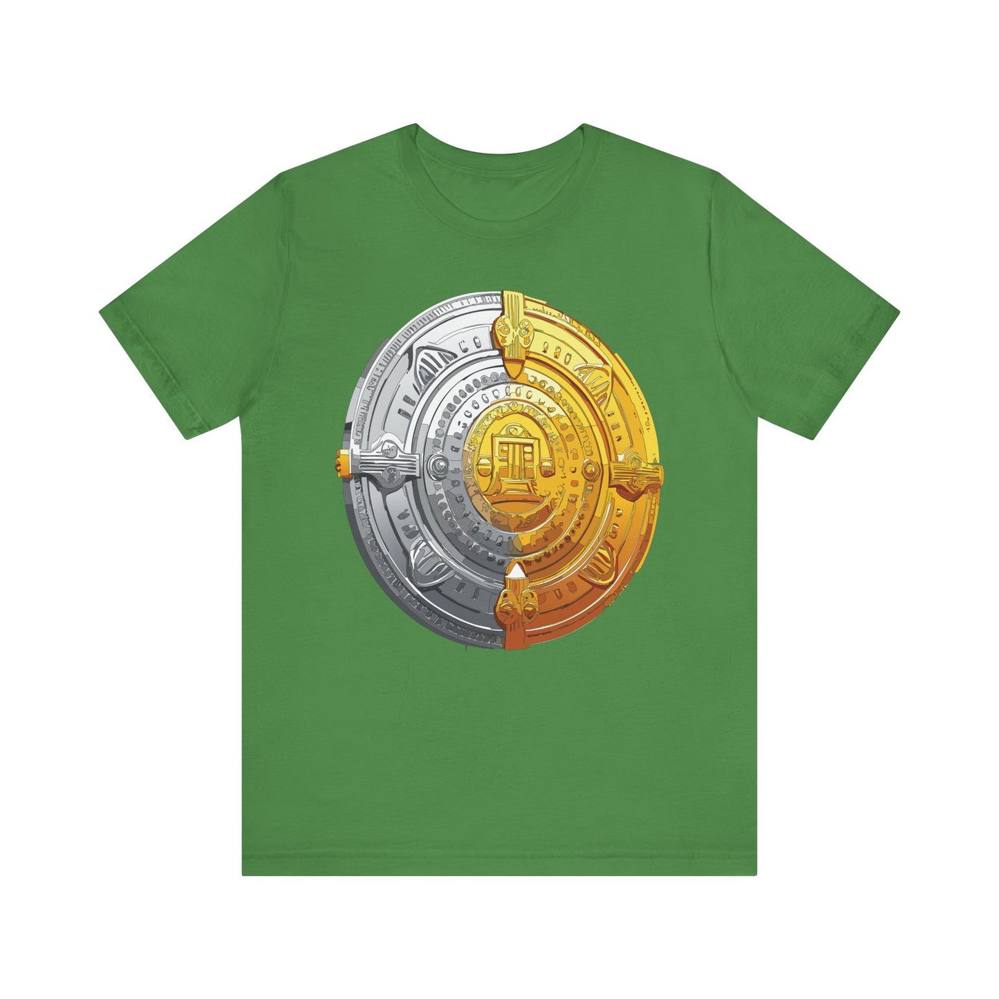 Coin Shirt, Shirt with Coin, Tee Shirt with Gold Coin, Shirt with Antique Coin
