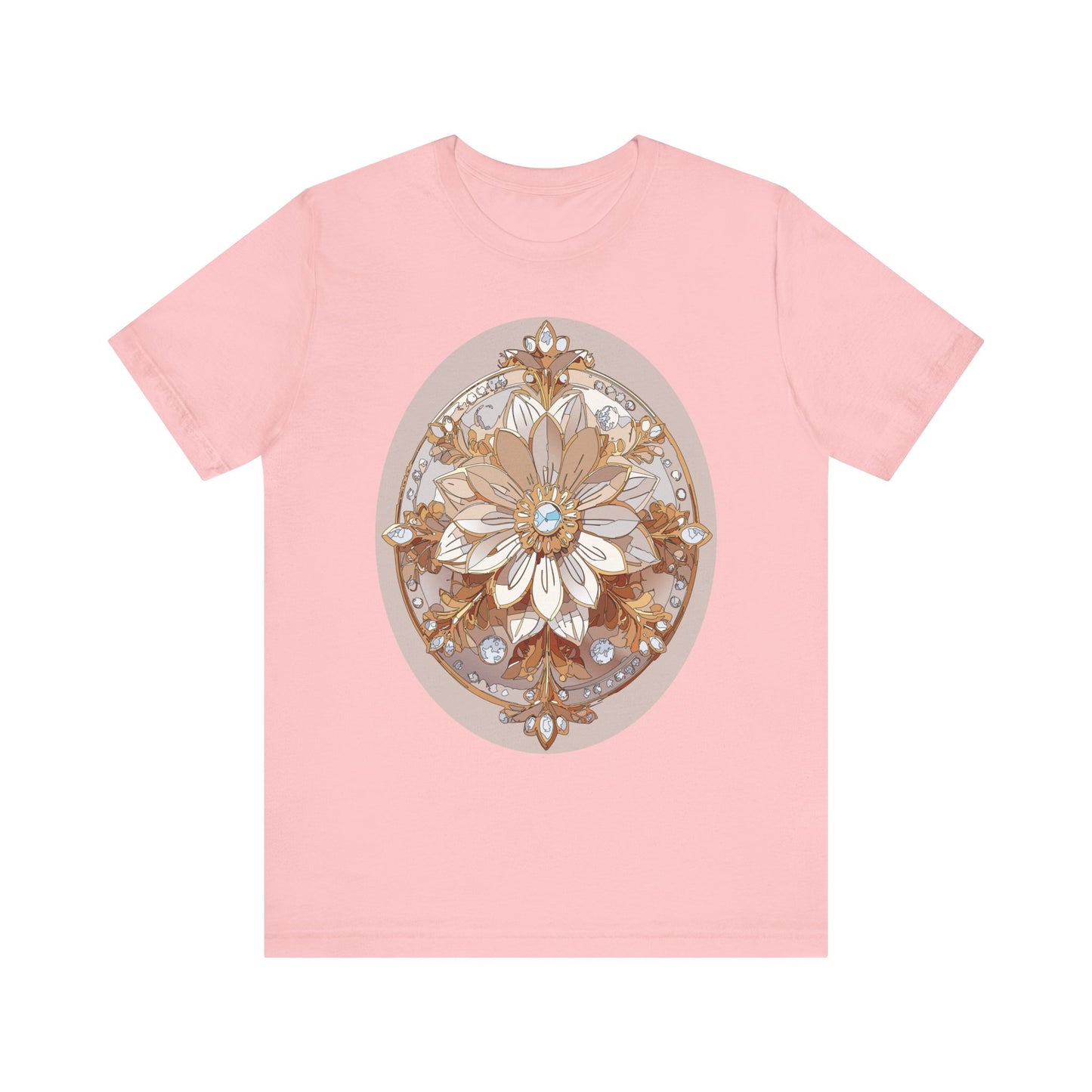 Floral Shirt, Flower Shirt, Tee Shirt with Antique Flower