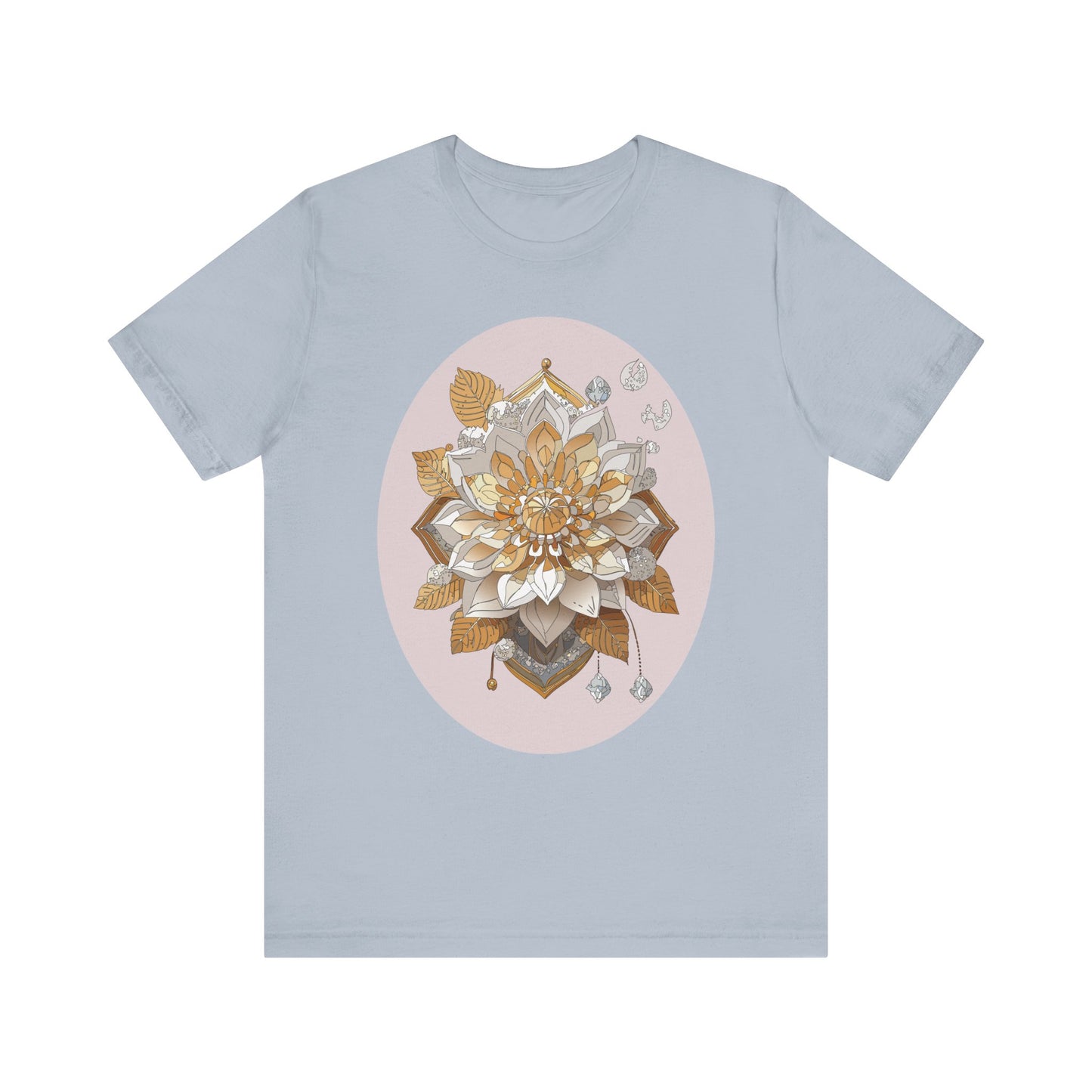 Floral Shirt, Flower Shirt, Tee Shirt with Antique Flower