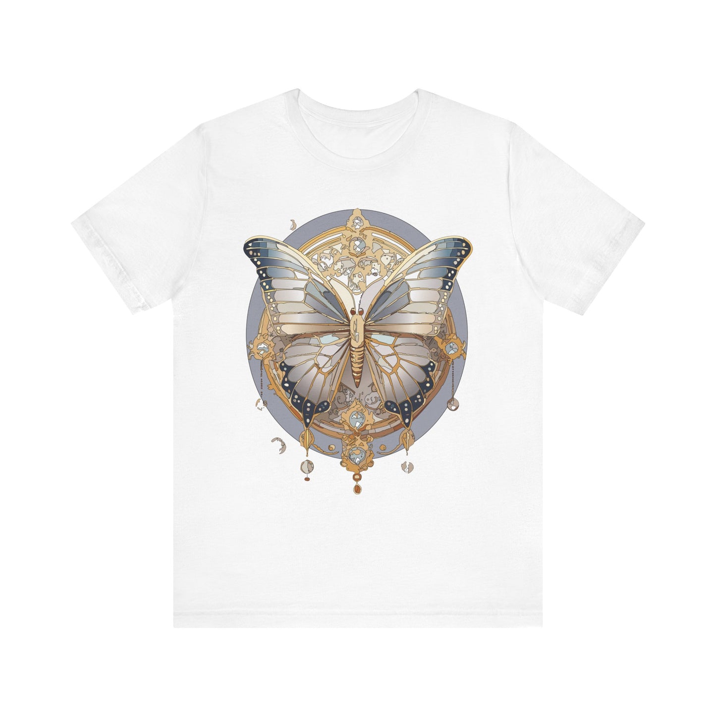 Butterfly Shirt, Shirt with Butterfly, Tee Shirt with Antique Butterfly