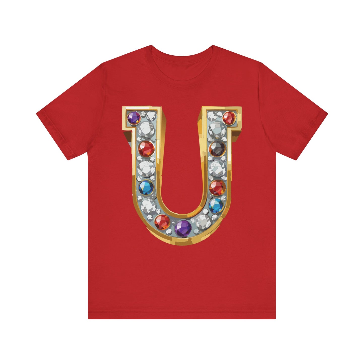 Letter Shirt, Shirt with Letters, Tee Shirt with Gold Letter, Shirt with Antique Letters