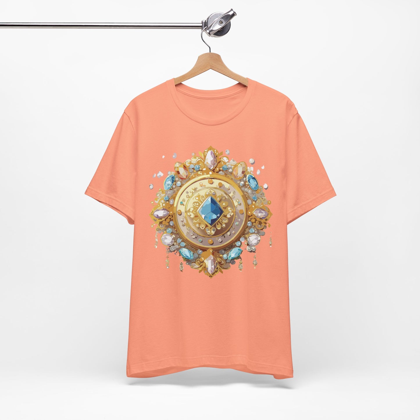 Medallion Shirt, Shirt with Medallion, Tee Shirt with Medal