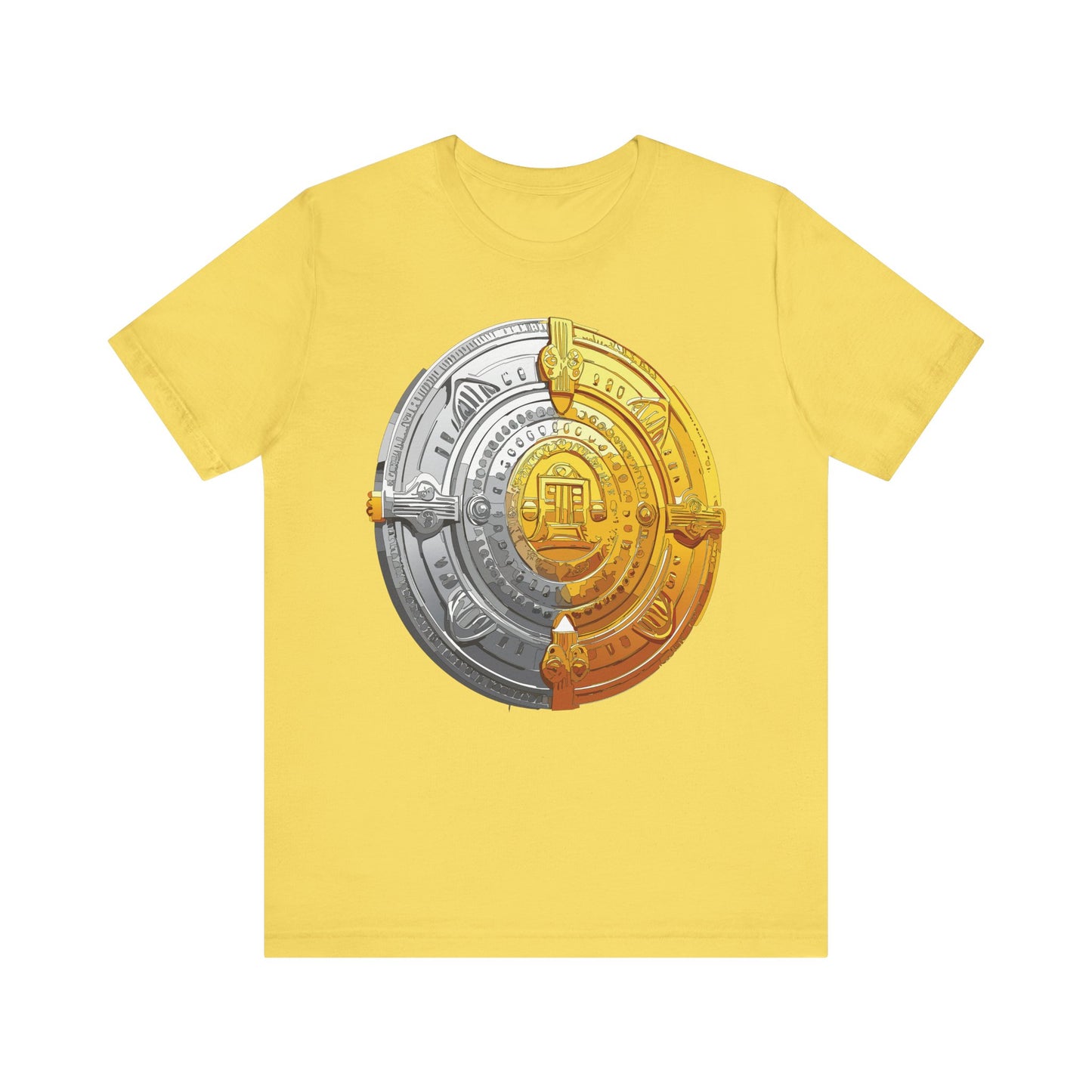 Coin Shirt, Shirt with Coin, Tee Shirt with Gold Coin, Shirt with Antique Coin