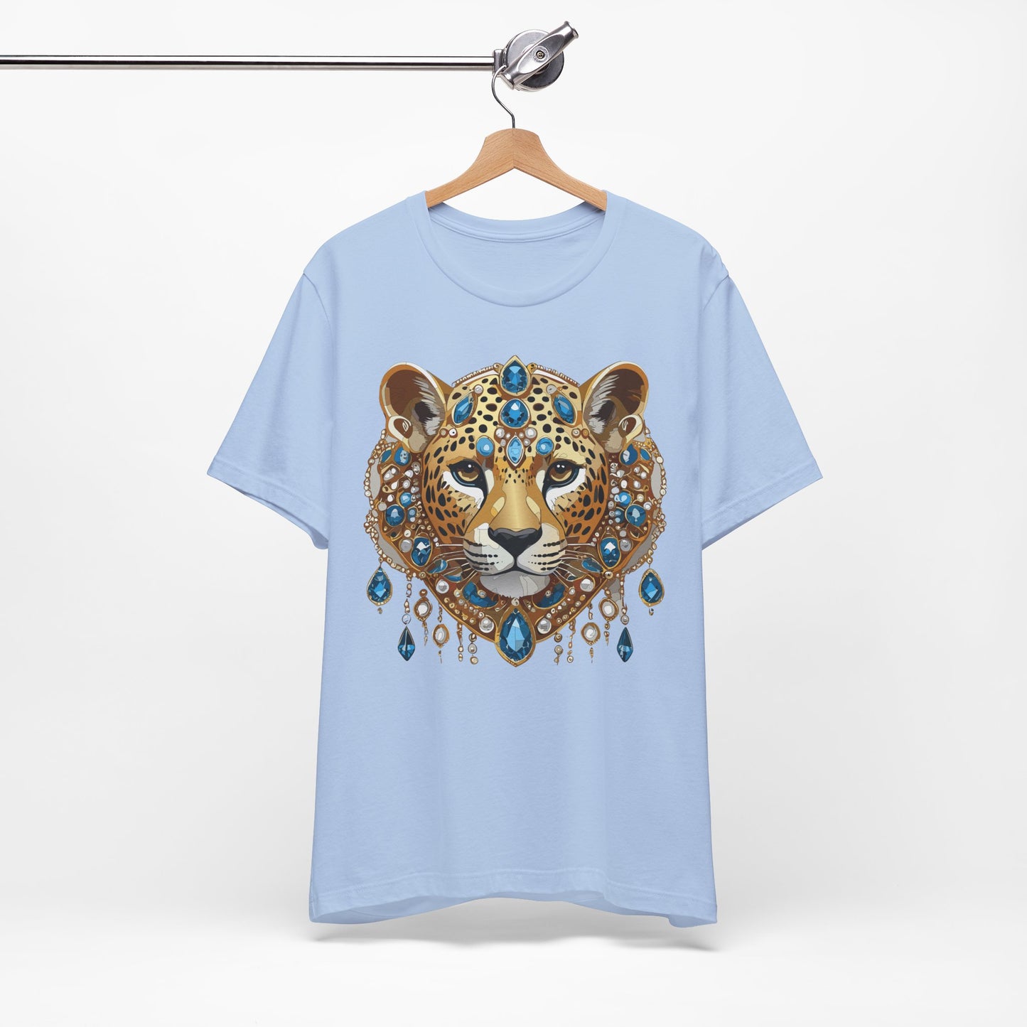 Animal Shirt, Shirt with Animal, Tee Shirt with Gold Animal Medal, Shirt with Antique Animal Medallion