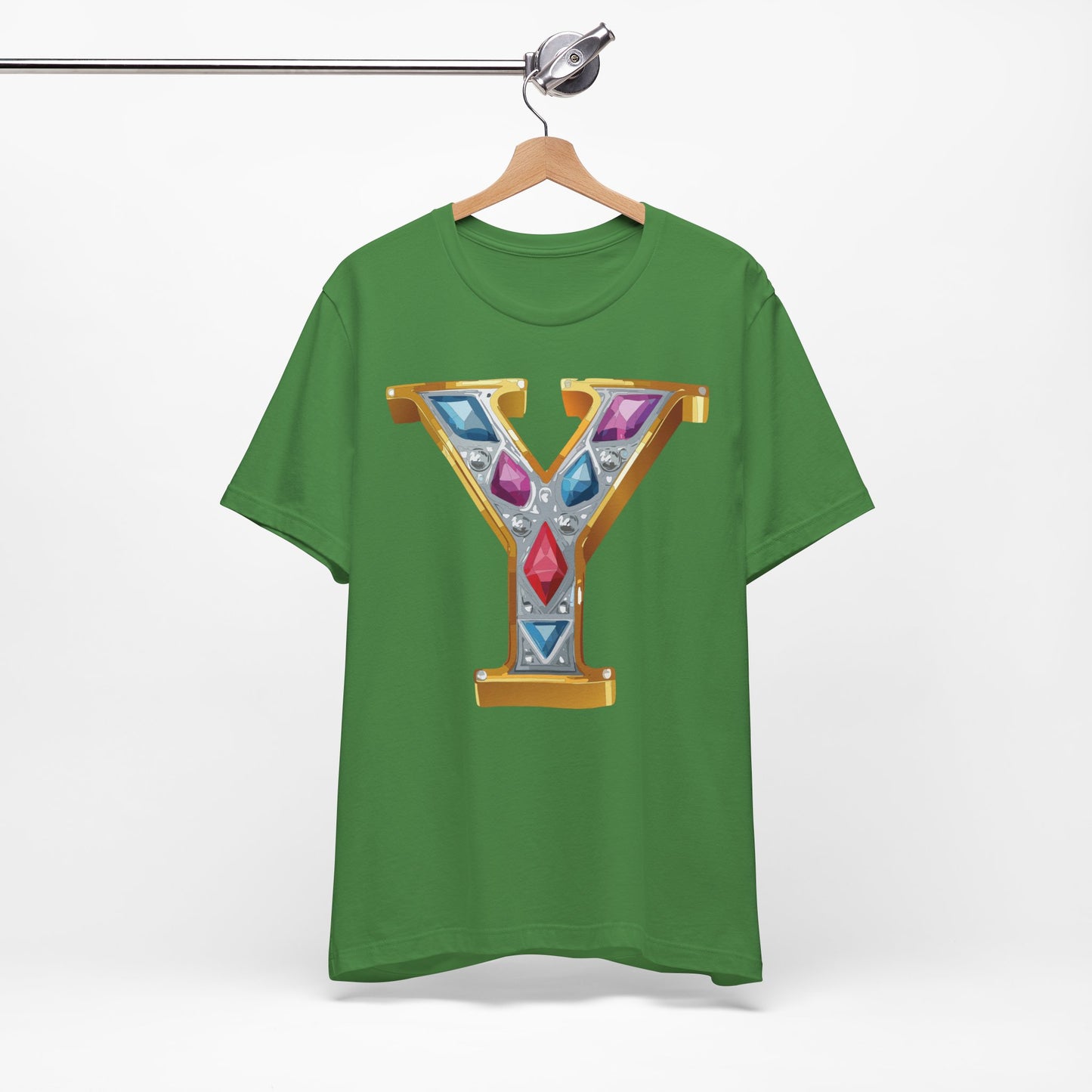 Letter Shirt, Shirt with Letters, Tee Shirt with Gold Letter, Shirt with Antique Letters