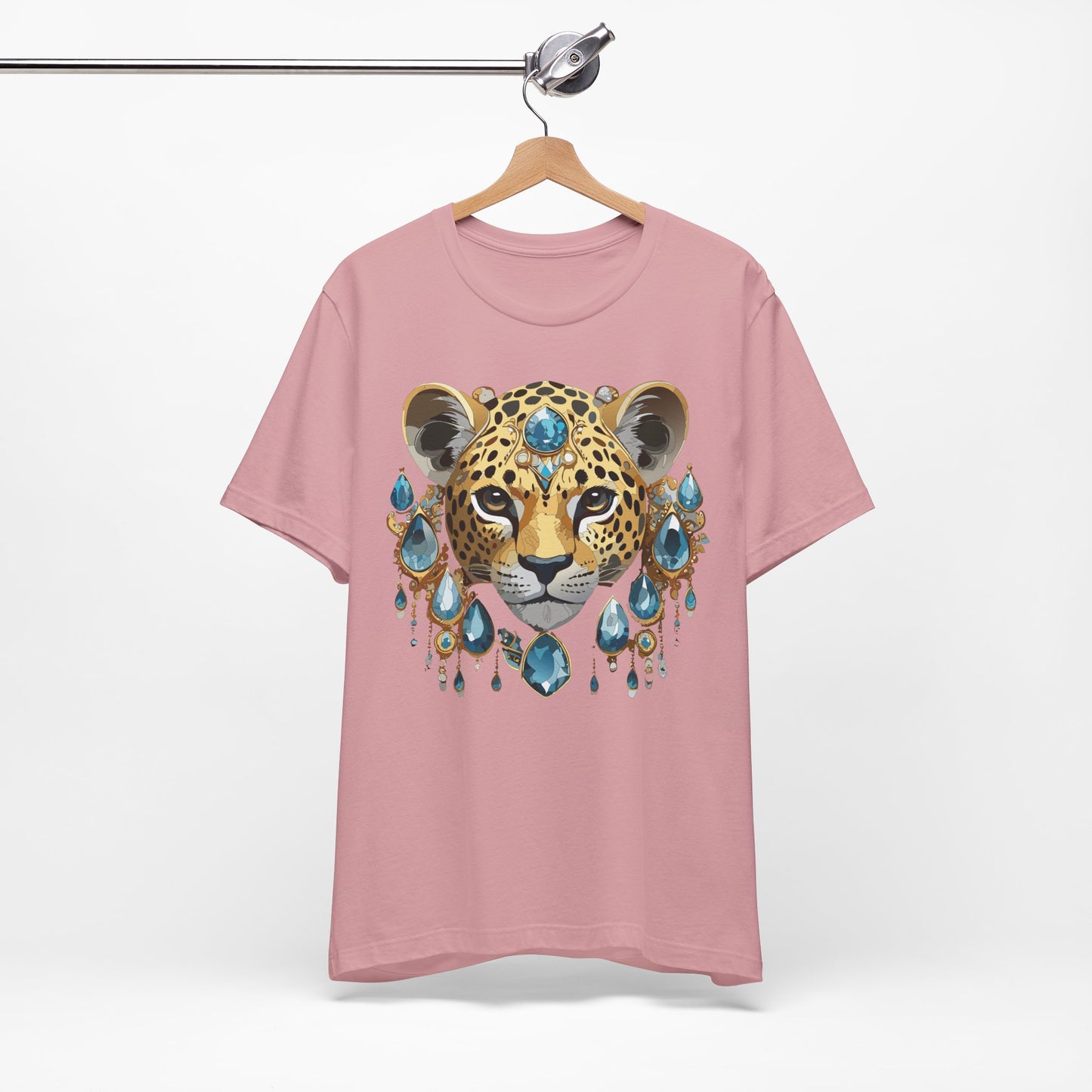 Animal Shirt, Shirt with Animal, Tee Shirt with Gold Animal Medal, Shirt with Antique Animal Medallion