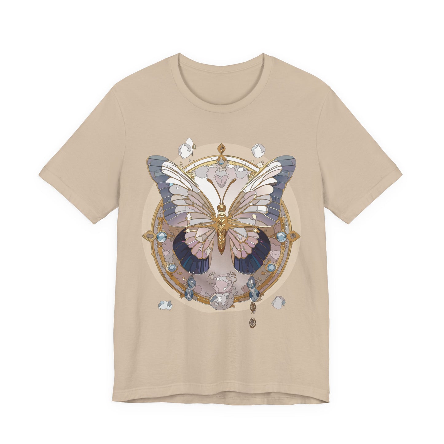 Butterfly Shirt, Shirt with Butterfly, Tee Shirt with Antique Butterfly
