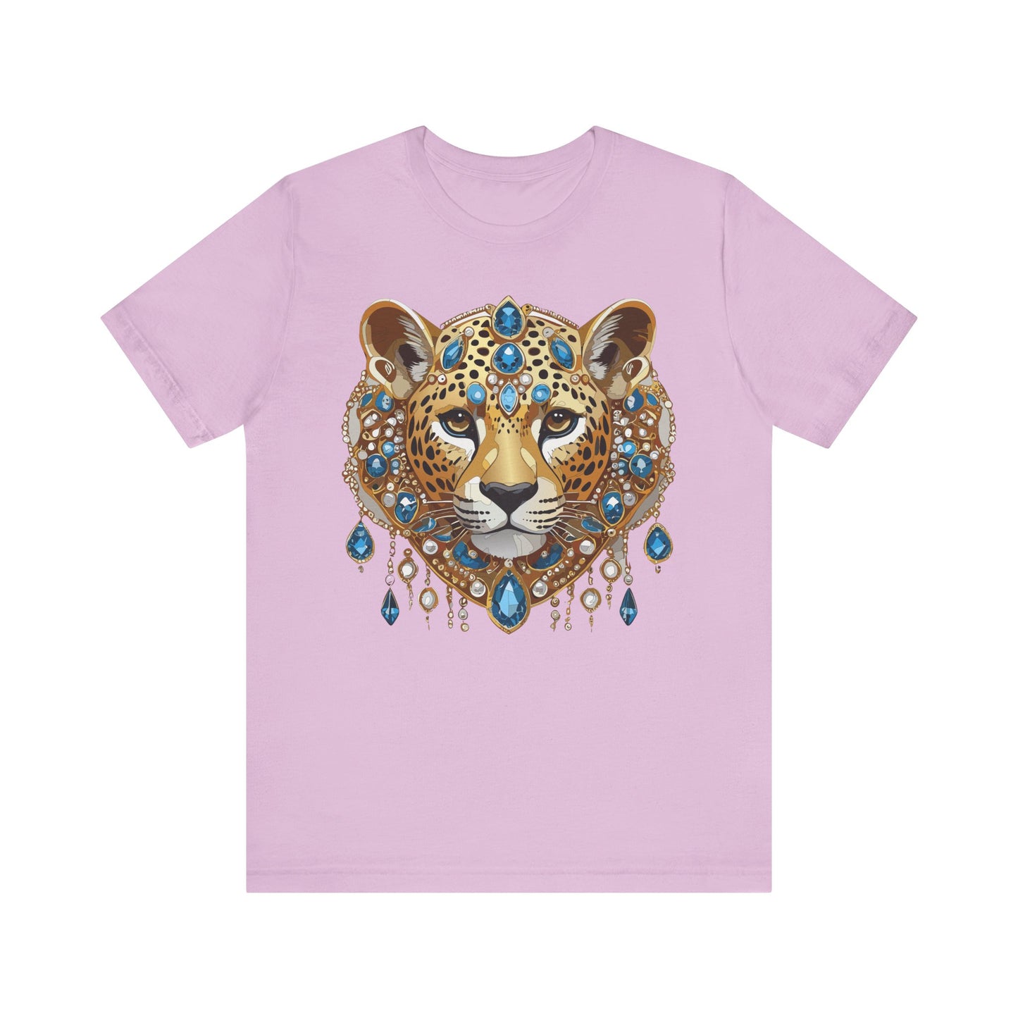 Animal Shirt, Shirt with Animal, Tee Shirt with Gold Animal Medal, Shirt with Antique Animal Medallion