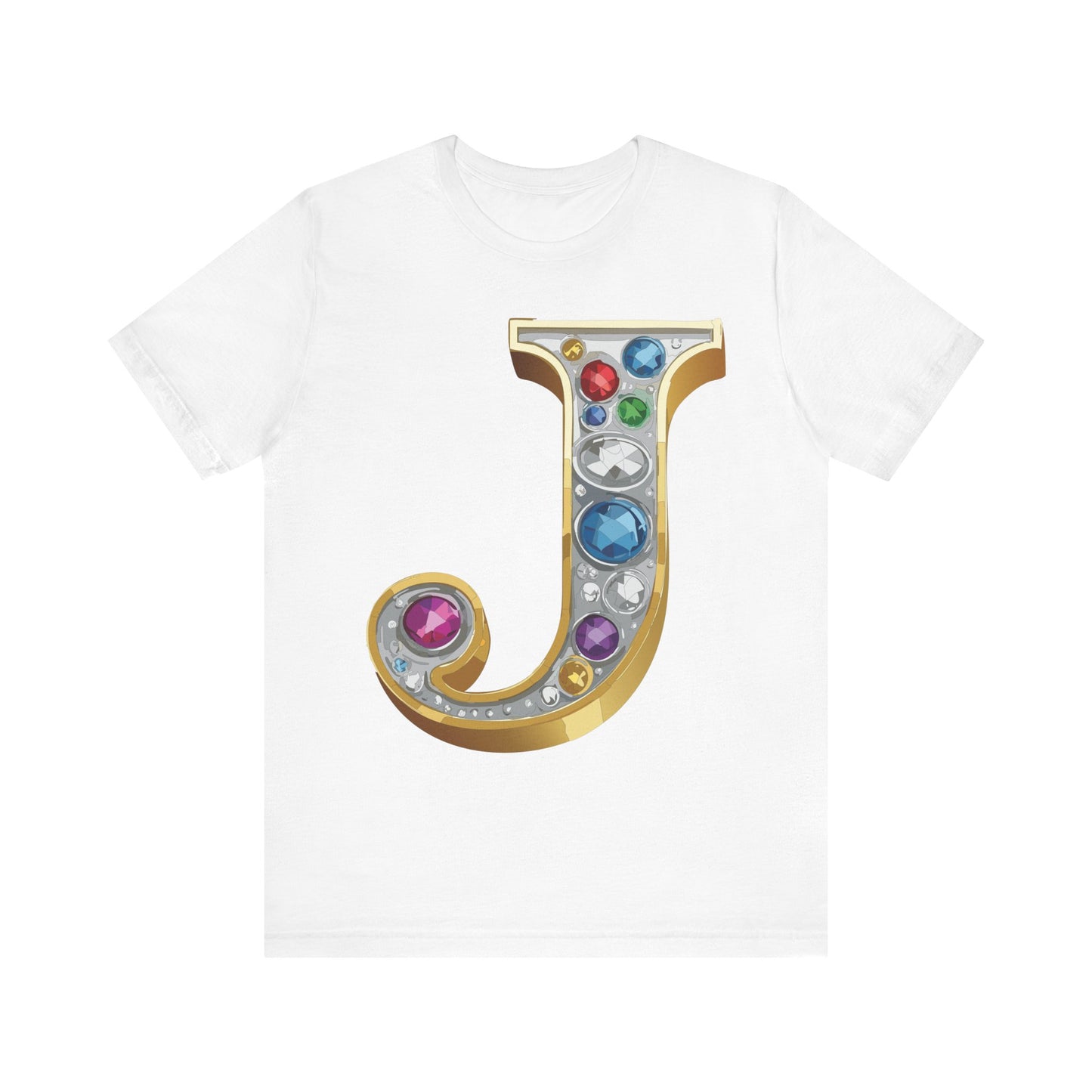 Letter Shirt, Shirt with Letters, Tee Shirt with Gold Letter, Shirt with Antique Letters