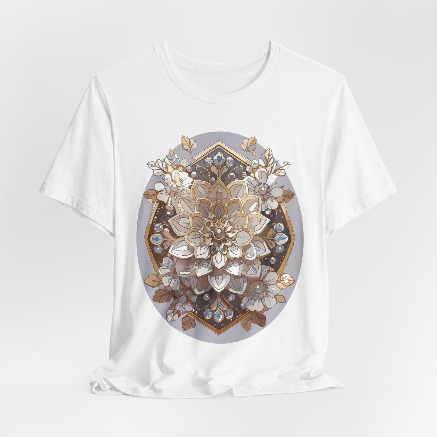 Floral Shirt, Flower Shirt, Tee Shirt with Antique Flower