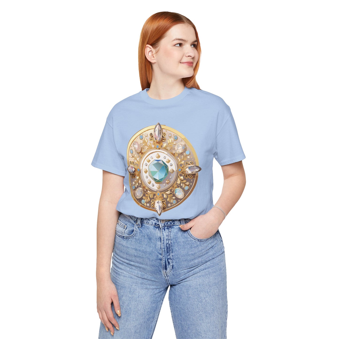 Medallion Shirt, Shirt with Medallion, Tee Shirt with Medal