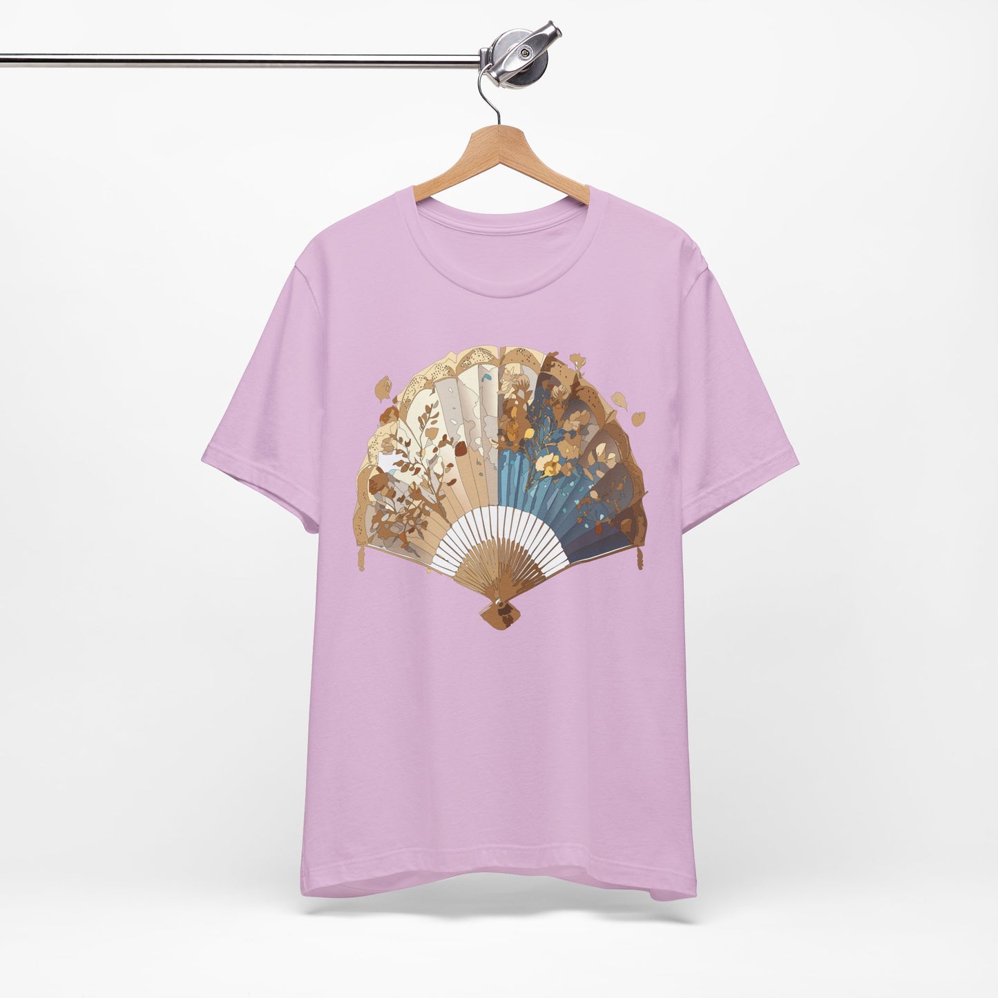 Fan shirt, Shirt with Fan, Tee Shirt with Gold Blower