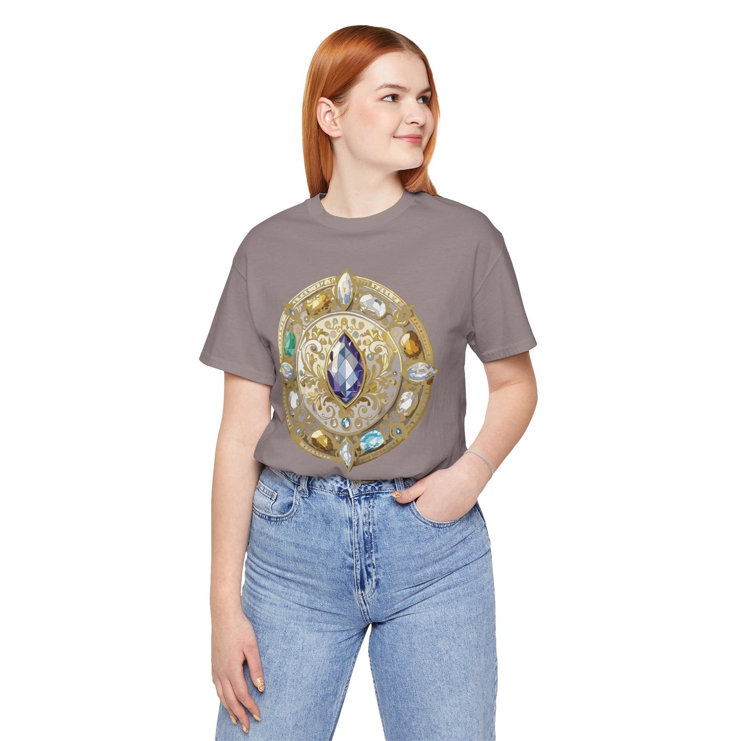 Medallion Shirt, Shirt with Medallion, Tee Shirt with Medal