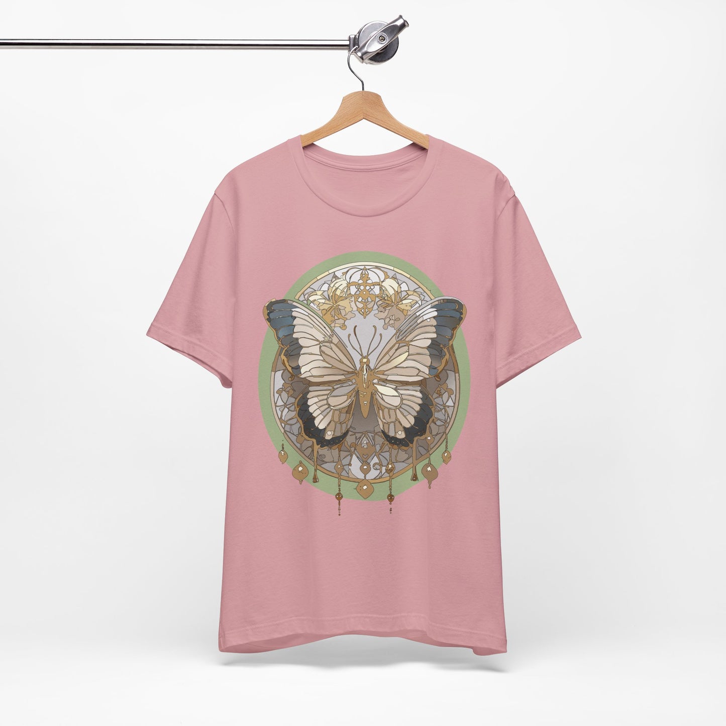 Butterfly Shirt, Shirt with Butterfly, Tee Shirt with Antique Butterfly