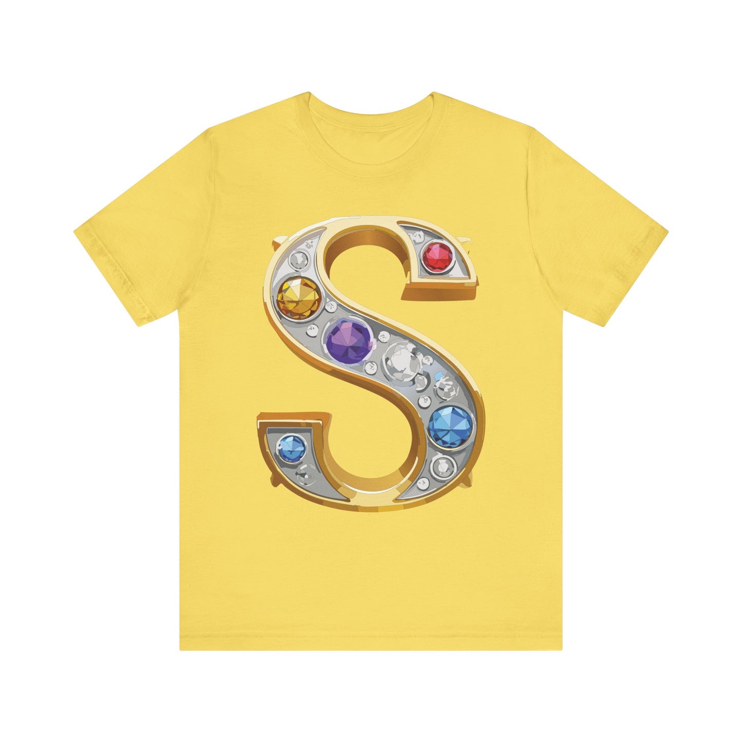 Letter Shirt, Shirt with Letters, Tee Shirt with Gold Letter, Shirt with Antique Letters