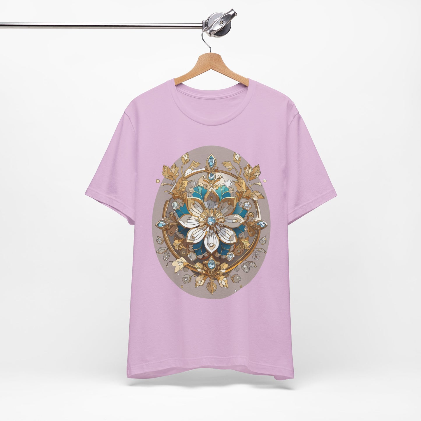 Floral Shirt, Flower Shirt, Tee Shirt with Antique Flower
