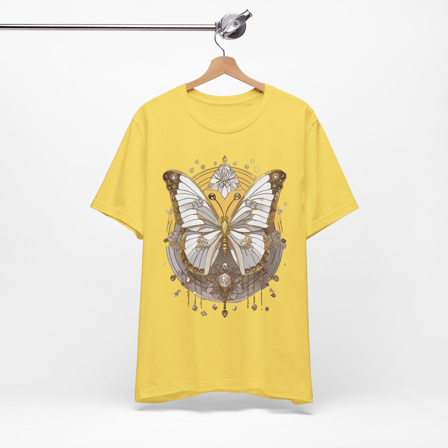 Butterfly Shirt, Shirt with Butterfly, Tee Shirt with Antique Butterfly
