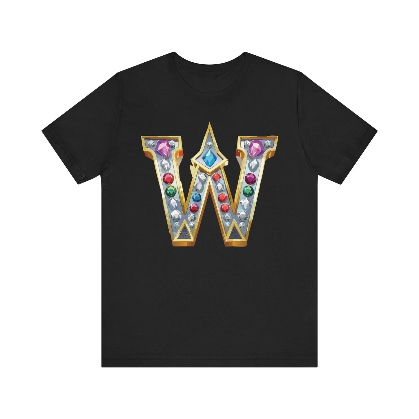 Letter Shirt, Shirt with Letters, Tee Shirt with Gold Letter, Shirt with Antique Letters