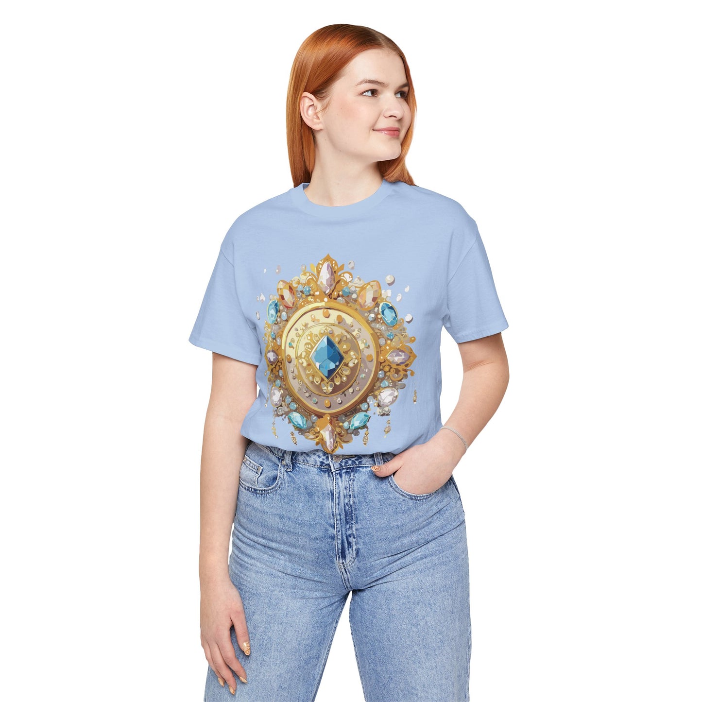 Medallion Shirt, Shirt with Medallion, Tee Shirt with Medal