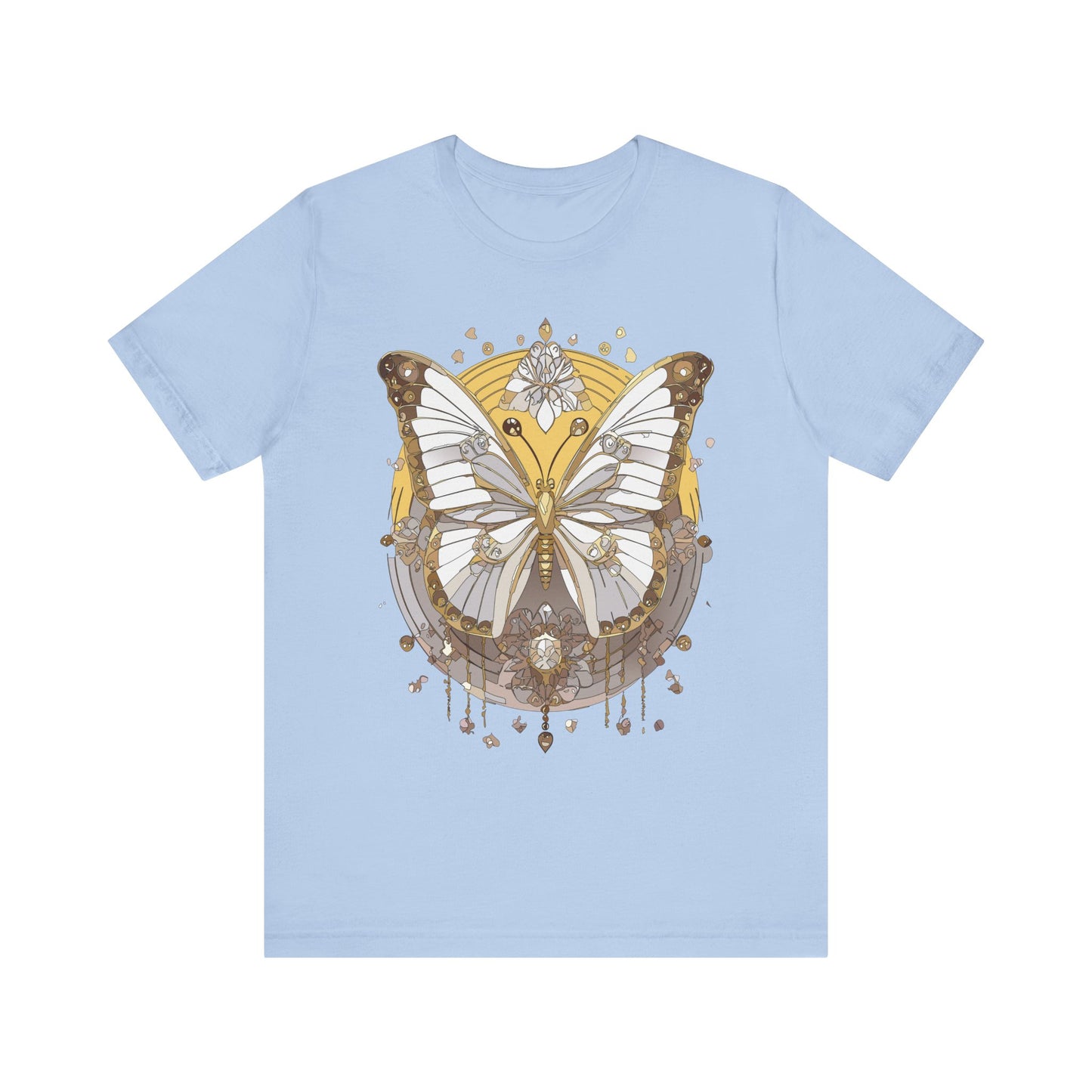 Butterfly Shirt, Shirt with Butterfly, Tee Shirt with Antique Butterfly