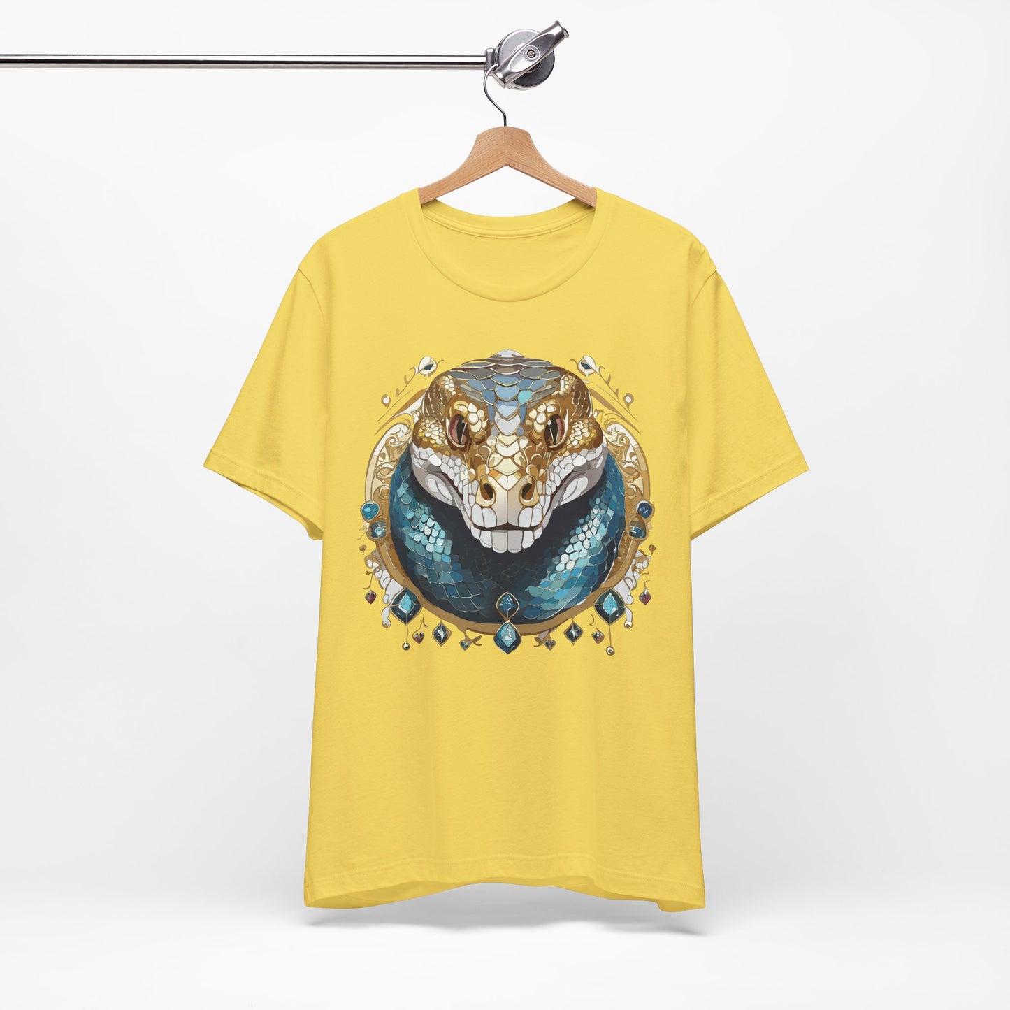Animal Shirt, Shirt with Animal, Tee Shirt with Gold Animal Medal, Shirt with Antique Animal Medallion