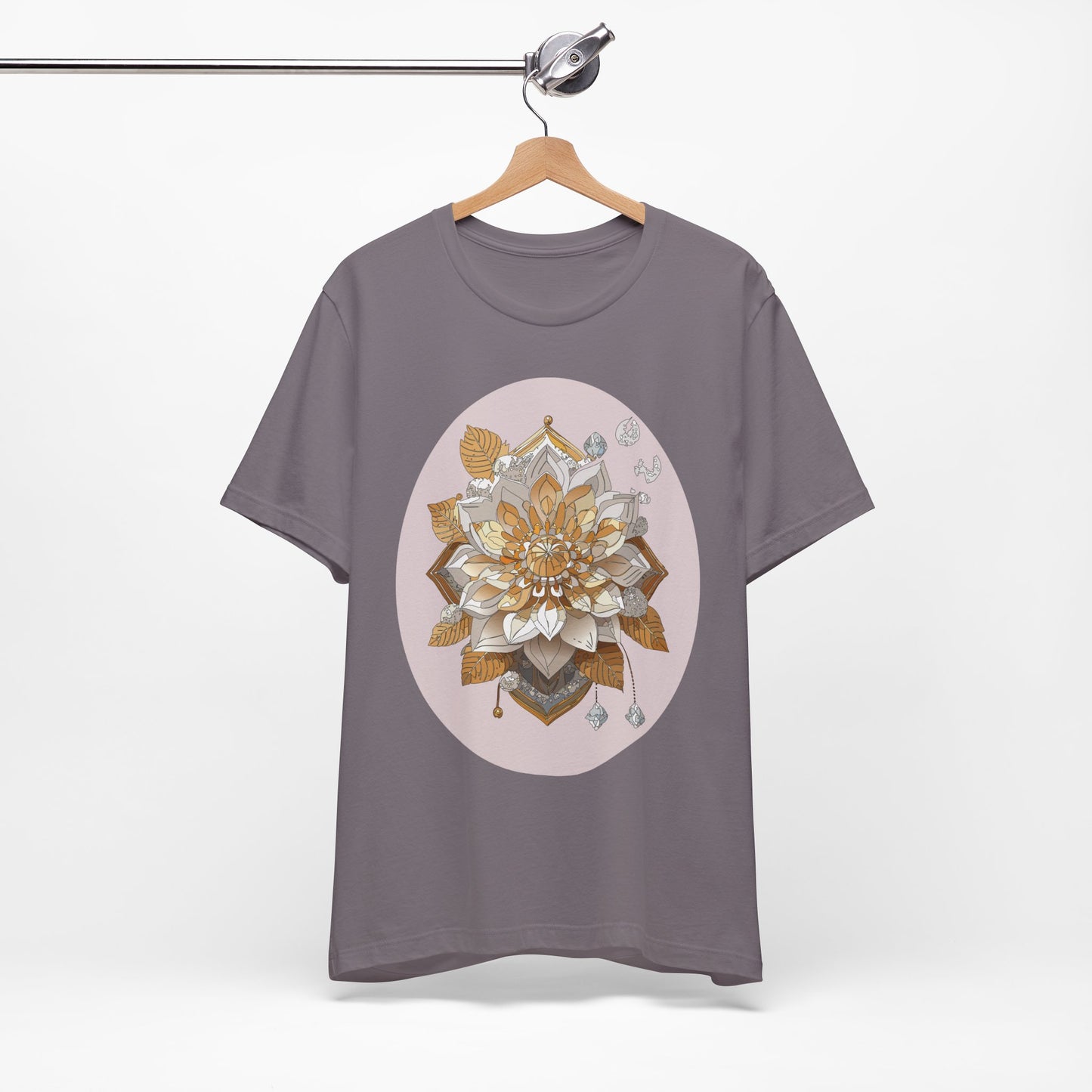 Floral Shirt, Flower Shirt, Tee Shirt with Antique Flower