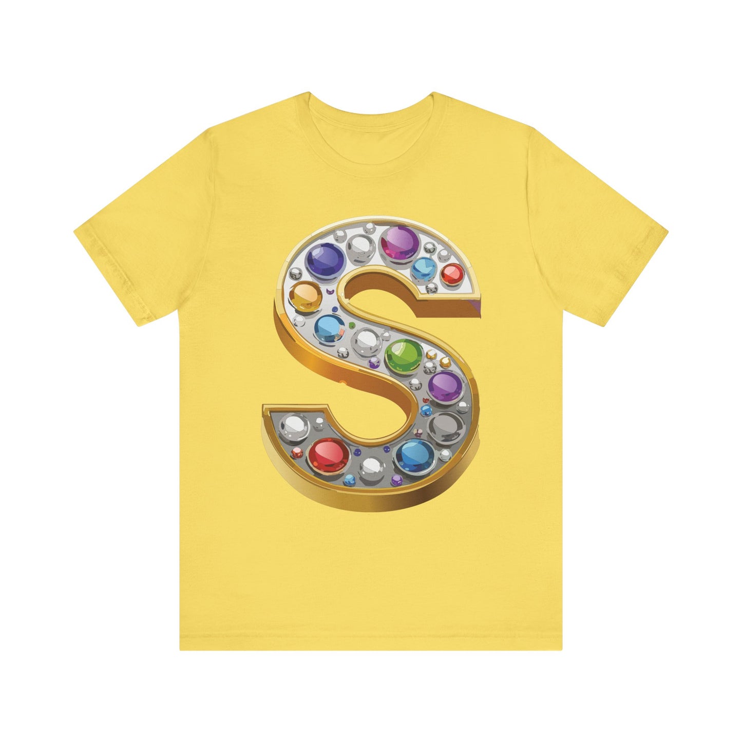 Letter Shirt, Shirt with Letters, Tee Shirt with Gold Letter, Shirt with Antique Letters