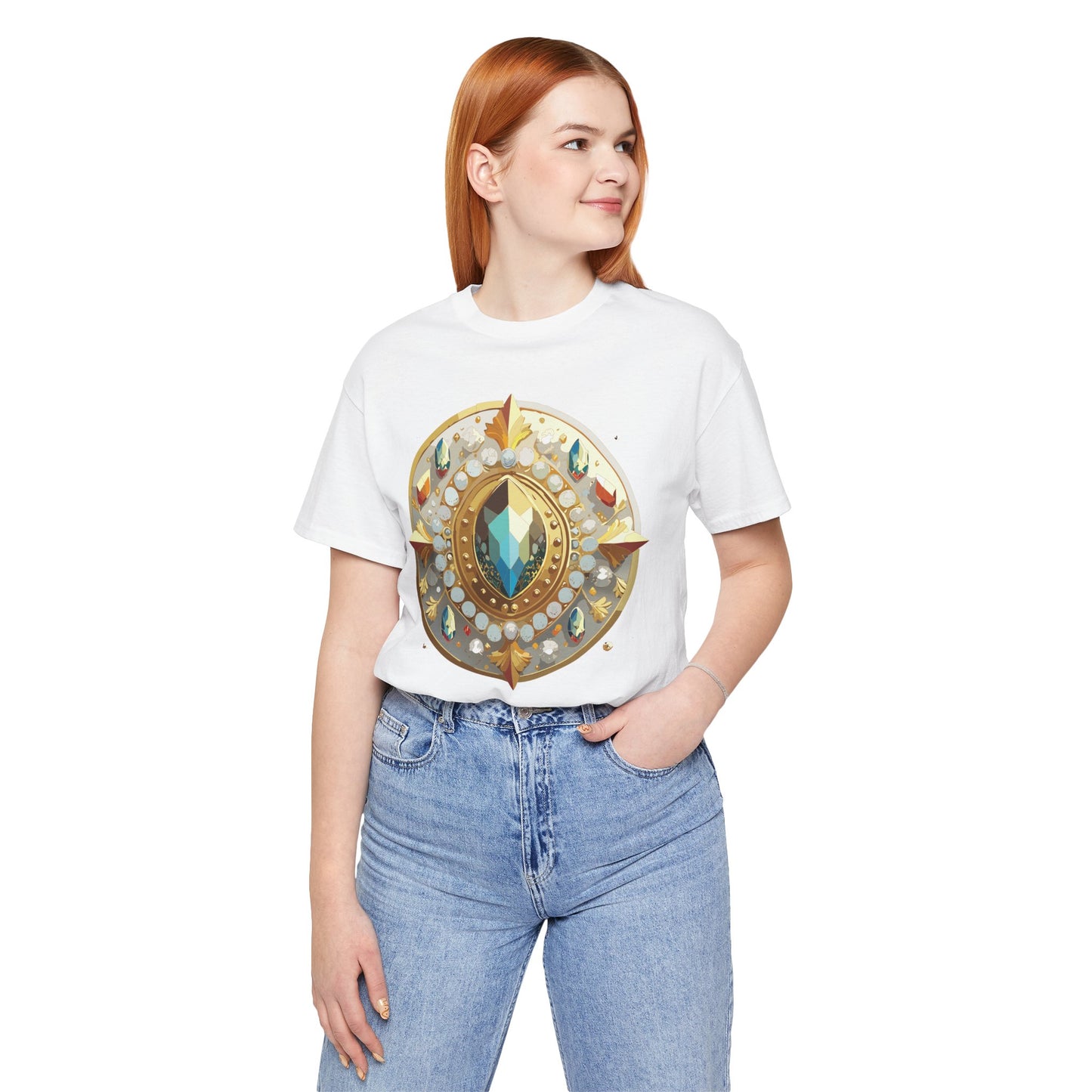 Medallion Shirt, Shirt with Medallion, Tee Shirt with Medal