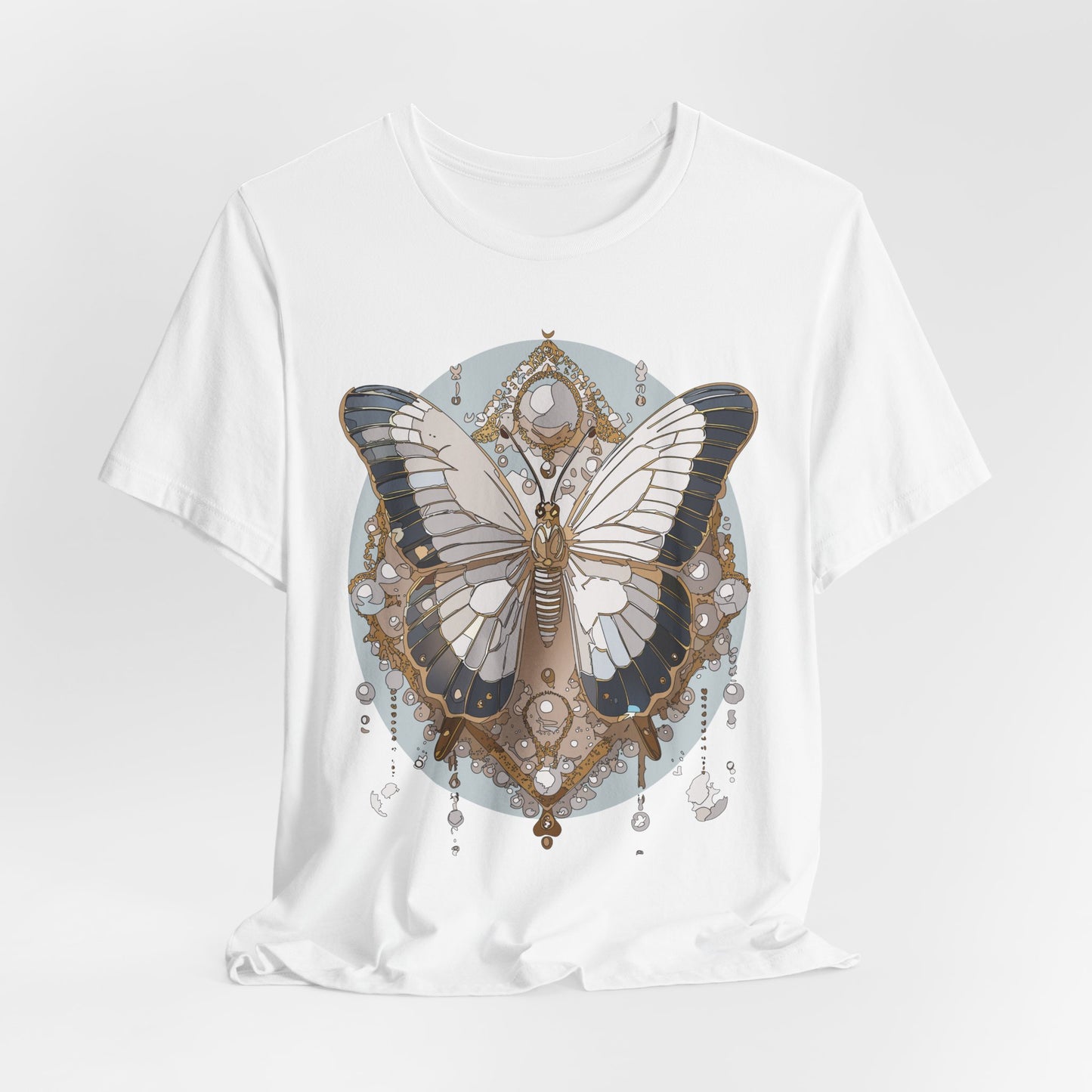 Butterfly Shirt, Shirt with Butterfly, Tee Shirt with Antique Butterfly