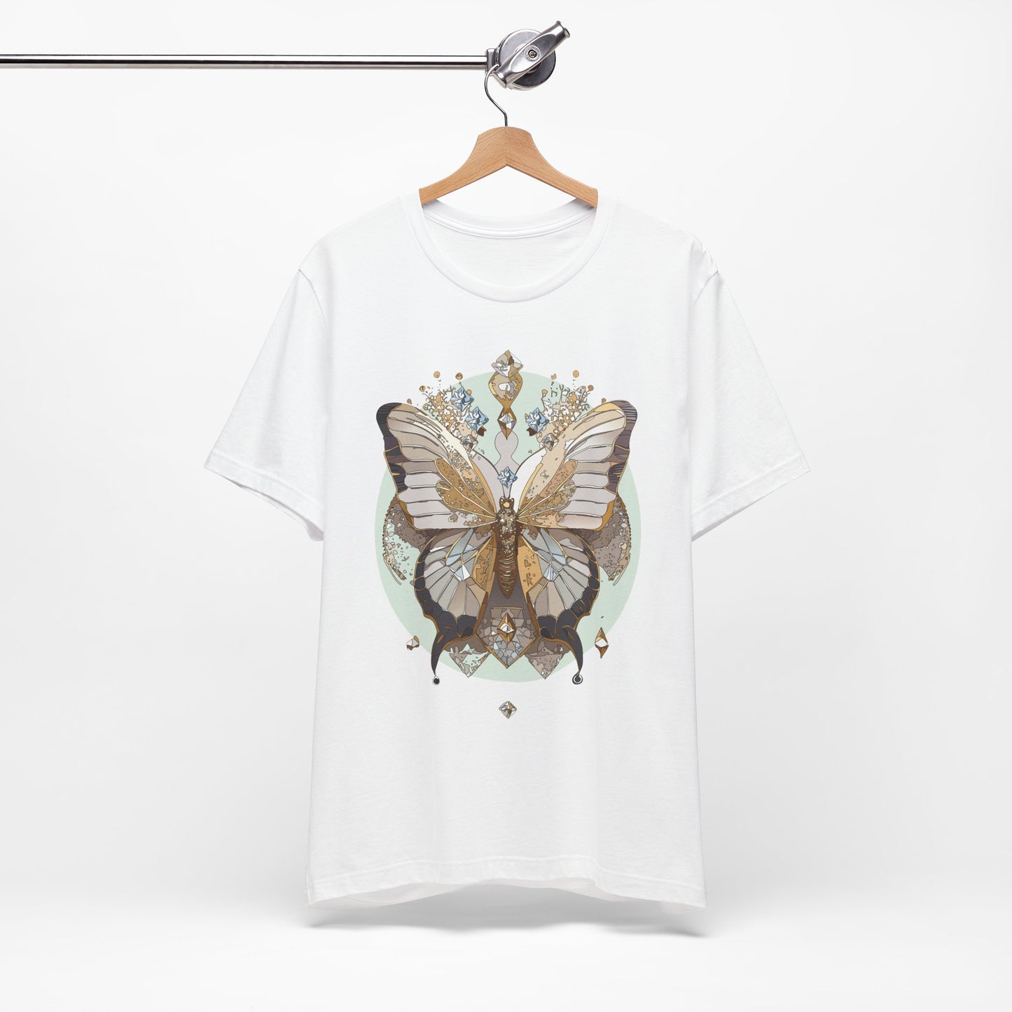 Butterfly Shirt, Shirt with Butterfly, Tee Shirt with Antique Butterfly