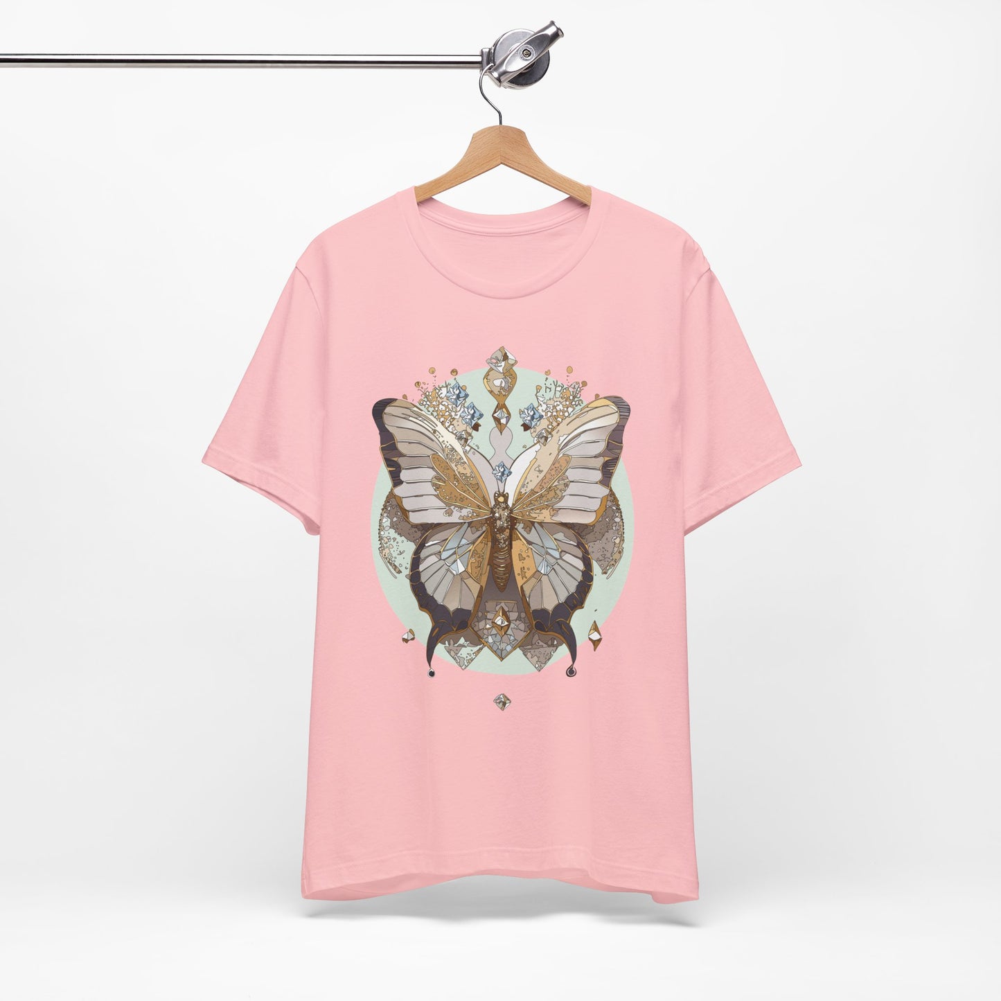 Butterfly Shirt, Shirt with Butterfly, Tee Shirt with Antique Butterfly