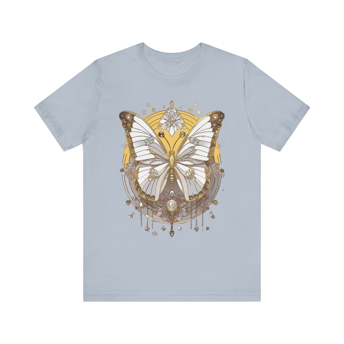 Butterfly Shirt, Shirt with Butterfly, Tee Shirt with Antique Butterfly