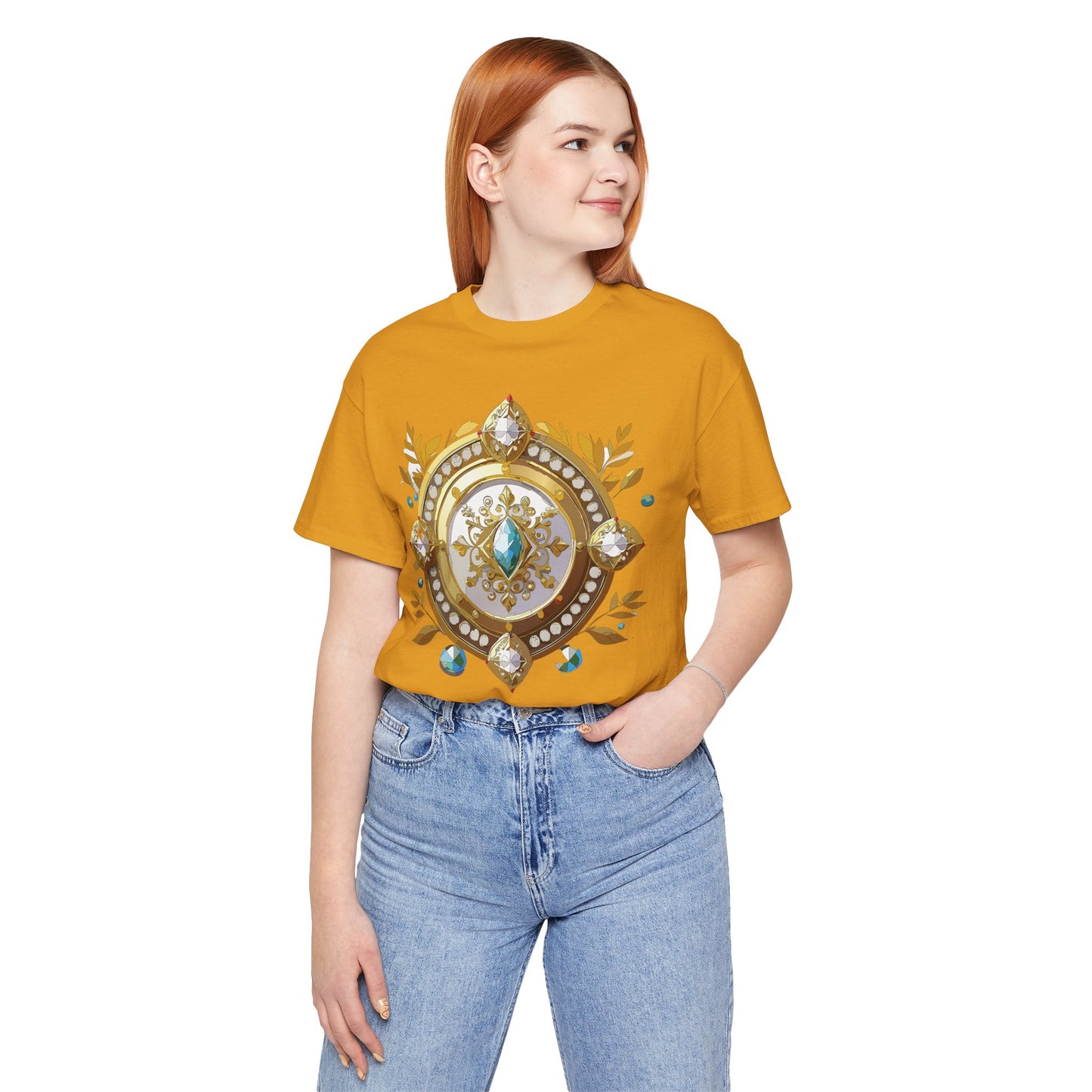 Medallion Shirt, Shirt with Medallion, Tee Shirt with Medal
