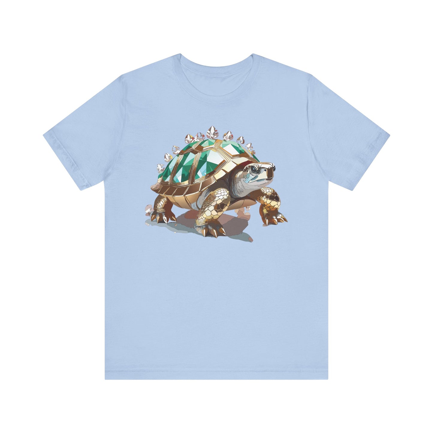 Animal Shirt, Shirt with Animal, Tee Shirt with Gold Animal Medal, Shirt with Antique Animal Medallion