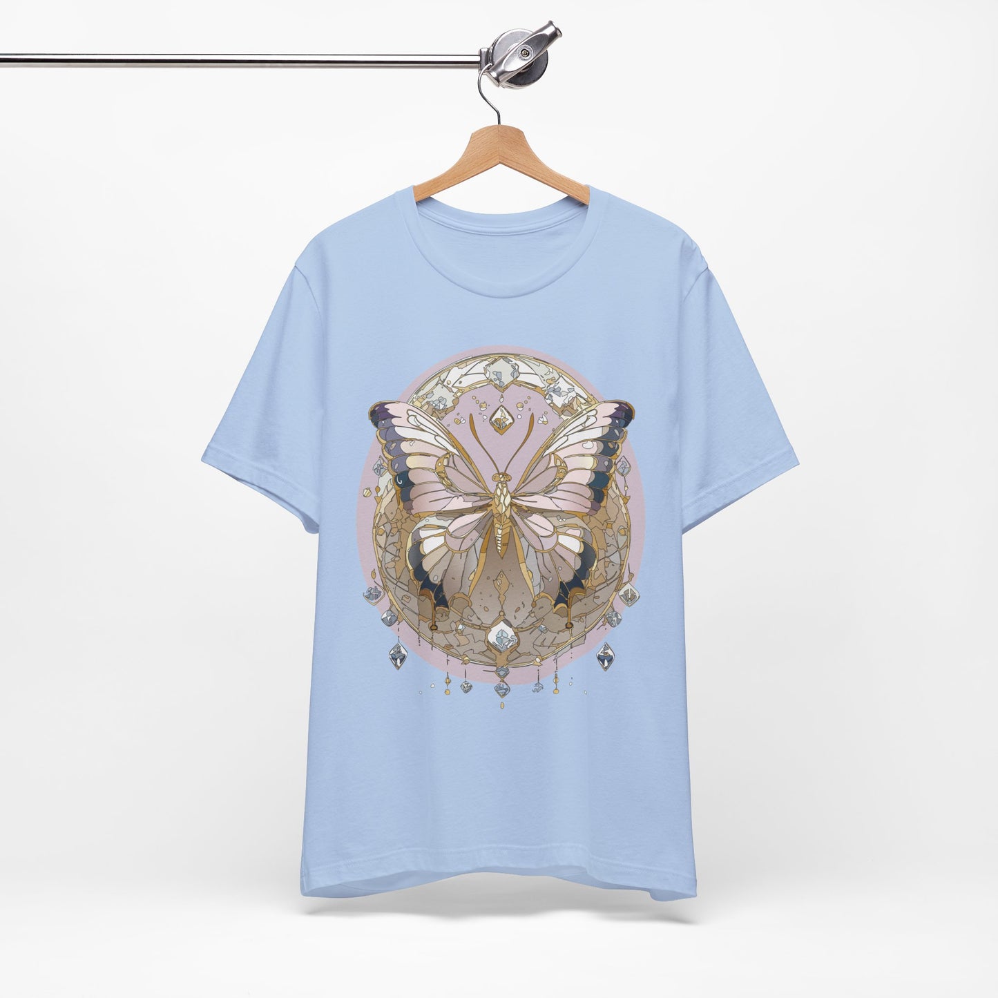Butterfly Shirt, Shirt with Butterfly, Tee Shirt with Antique Butterfly