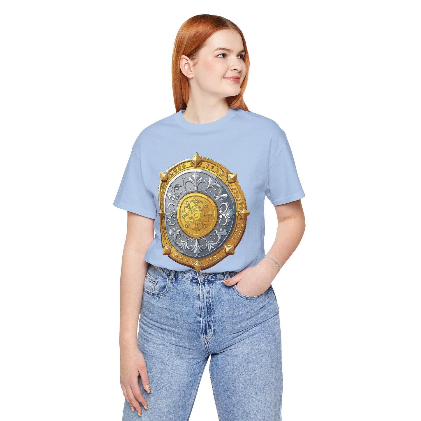 Coin Shirt, Shirt with Coin, Tee Shirt with Gold Coin, Shirt with Antique Coin