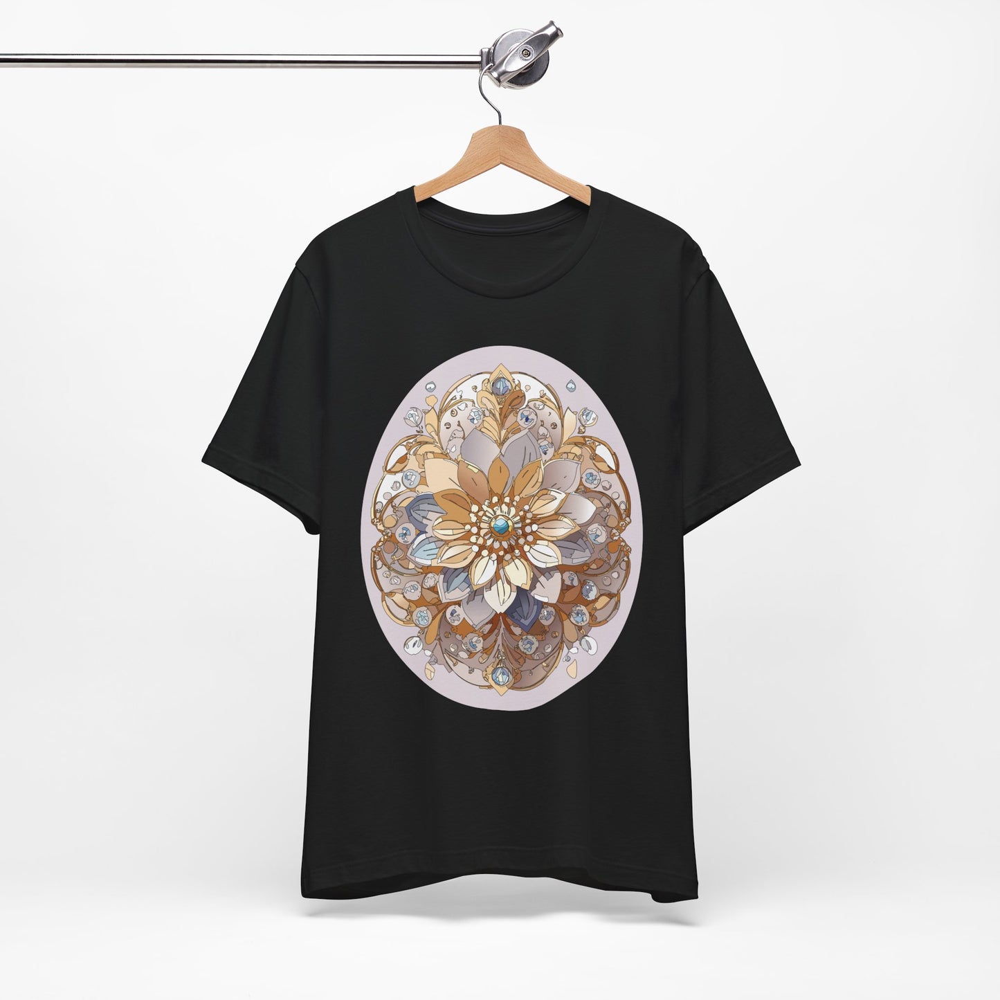 Floral Shirt, Flower Shirt, Tee Shirt with Antique Flower