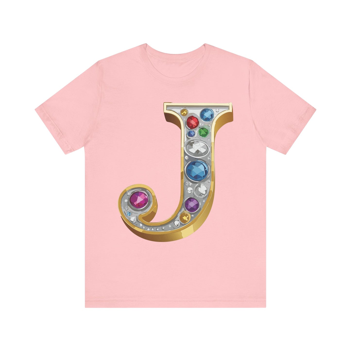 Letter Shirt, Shirt with Letters, Tee Shirt with Gold Letter, Shirt with Antique Letters