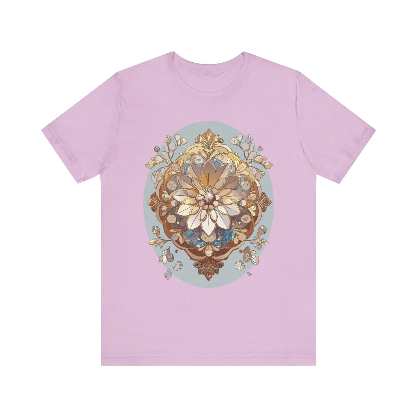 Floral Shirt, Flower Shirt, Tee Shirt with Antique Flower