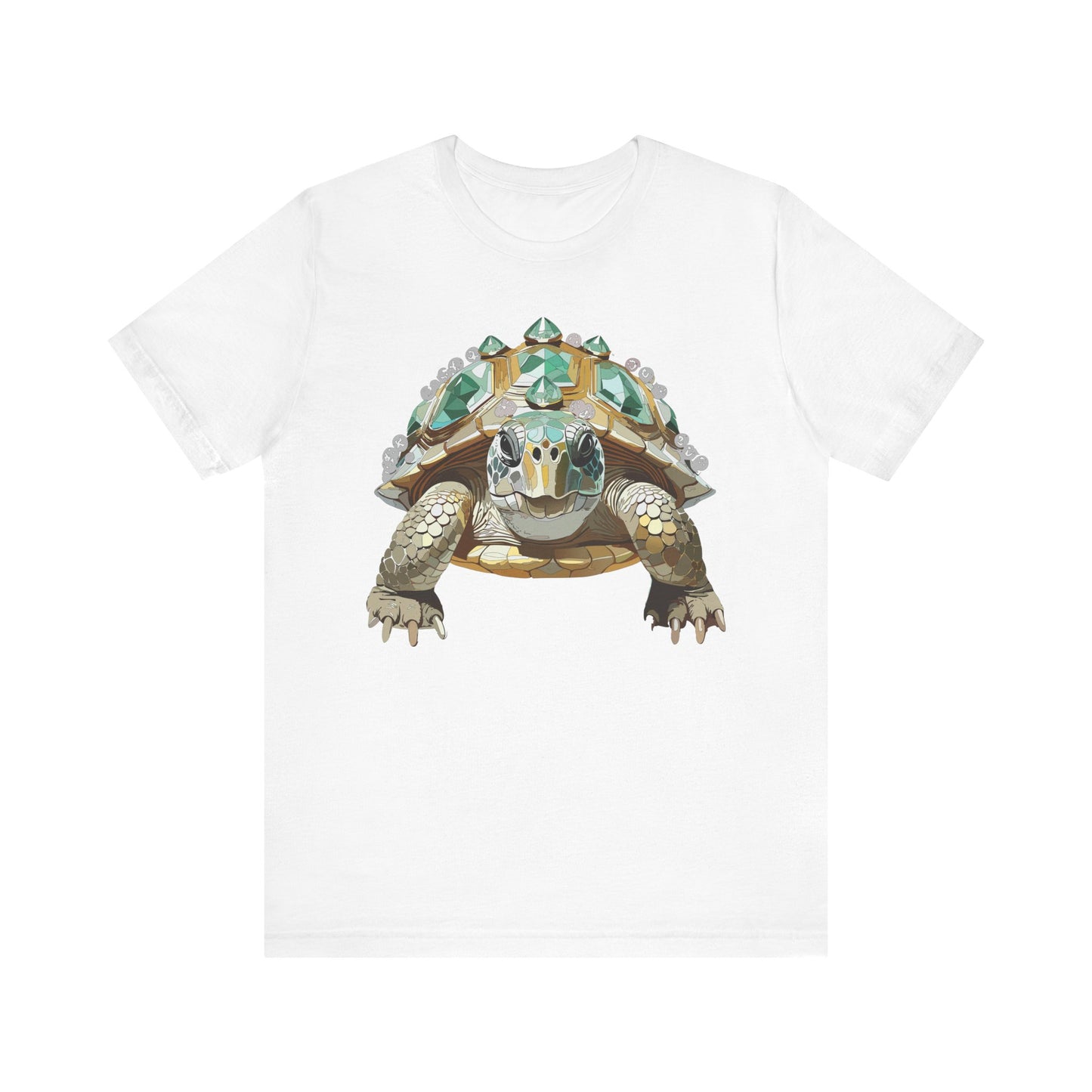 Animal Shirt, Shirt with Animal, Tee Shirt with Gold Animal Medal, Shirt with Antique Animal Medallion