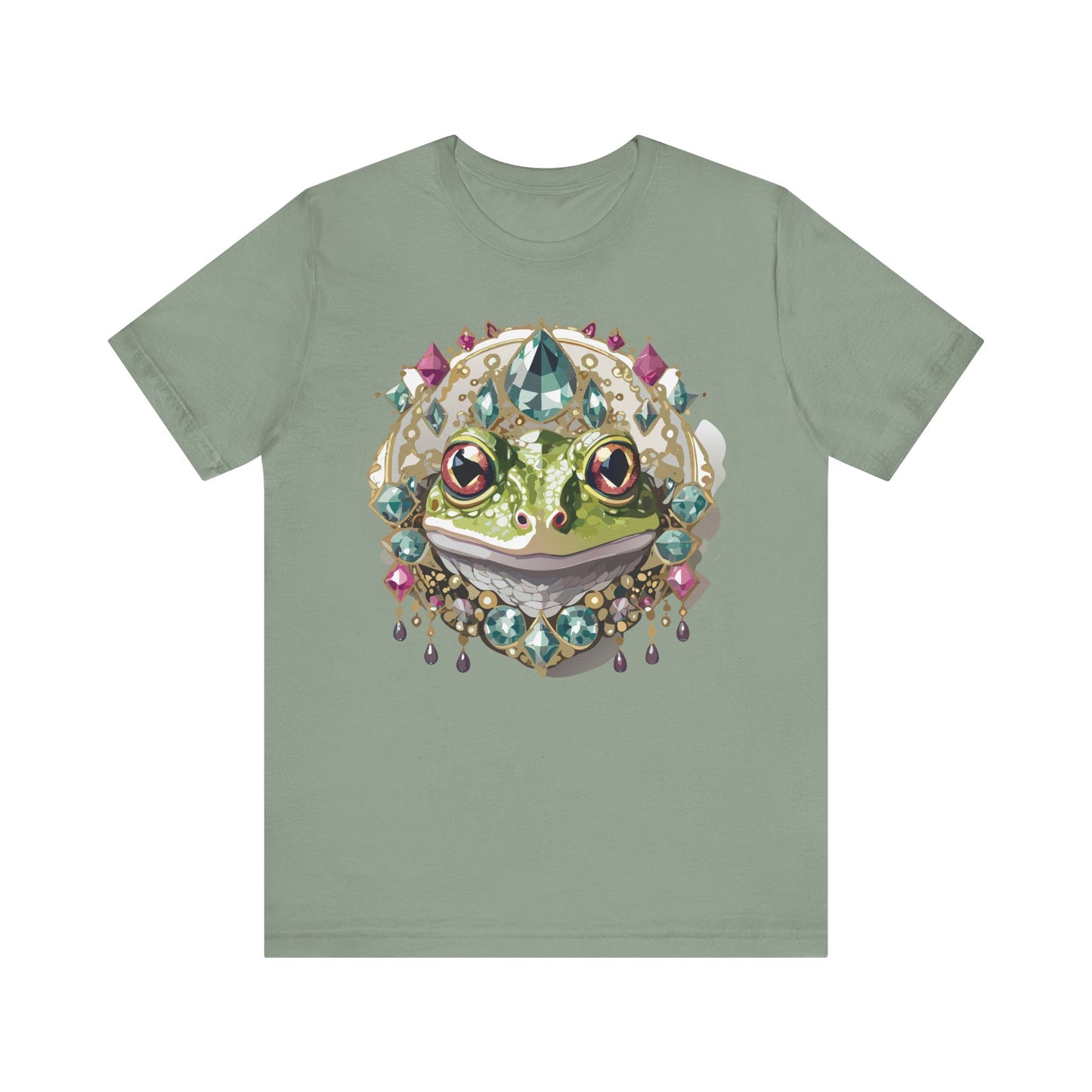 Animal Shirt, Shirt with Animal, Tee Shirt with Gold Animal Medal, Shirt with Antique Animal Medallion