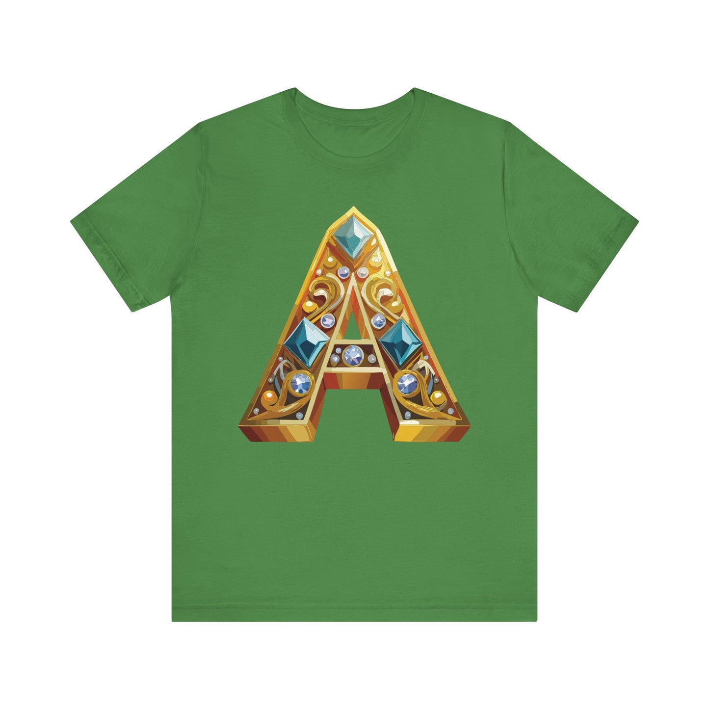 Letter Shirt, Shirt with Letters, Tee Shirt with Gold Letter, Shirt with Antique Letters