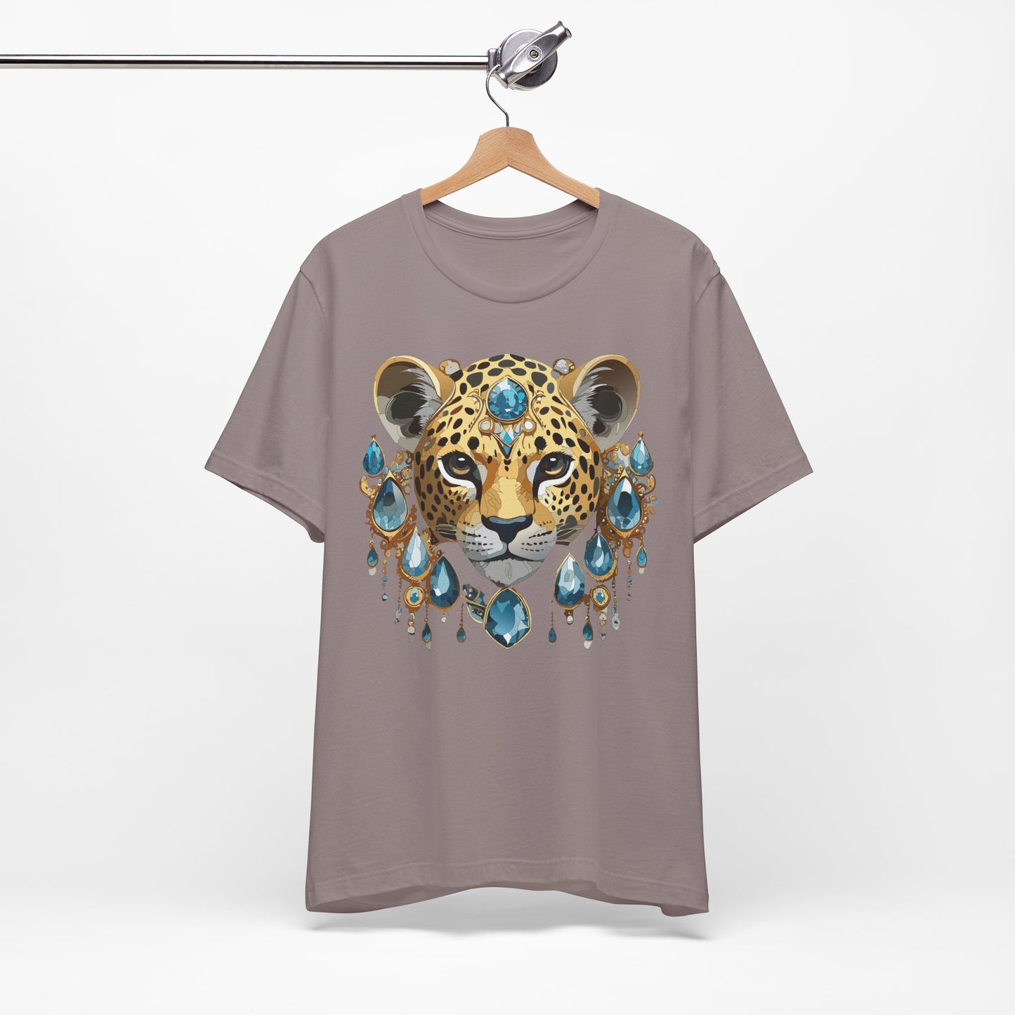Animal Shirt, Shirt with Animal, Tee Shirt with Gold Animal Medal, Shirt with Antique Animal Medallion