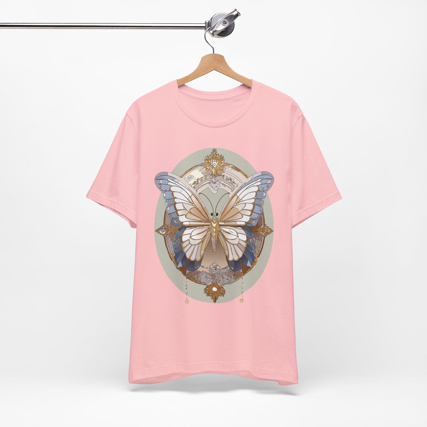Butterfly Shirt, Shirt with Butterfly, Tee Shirt with Antique Butterfly