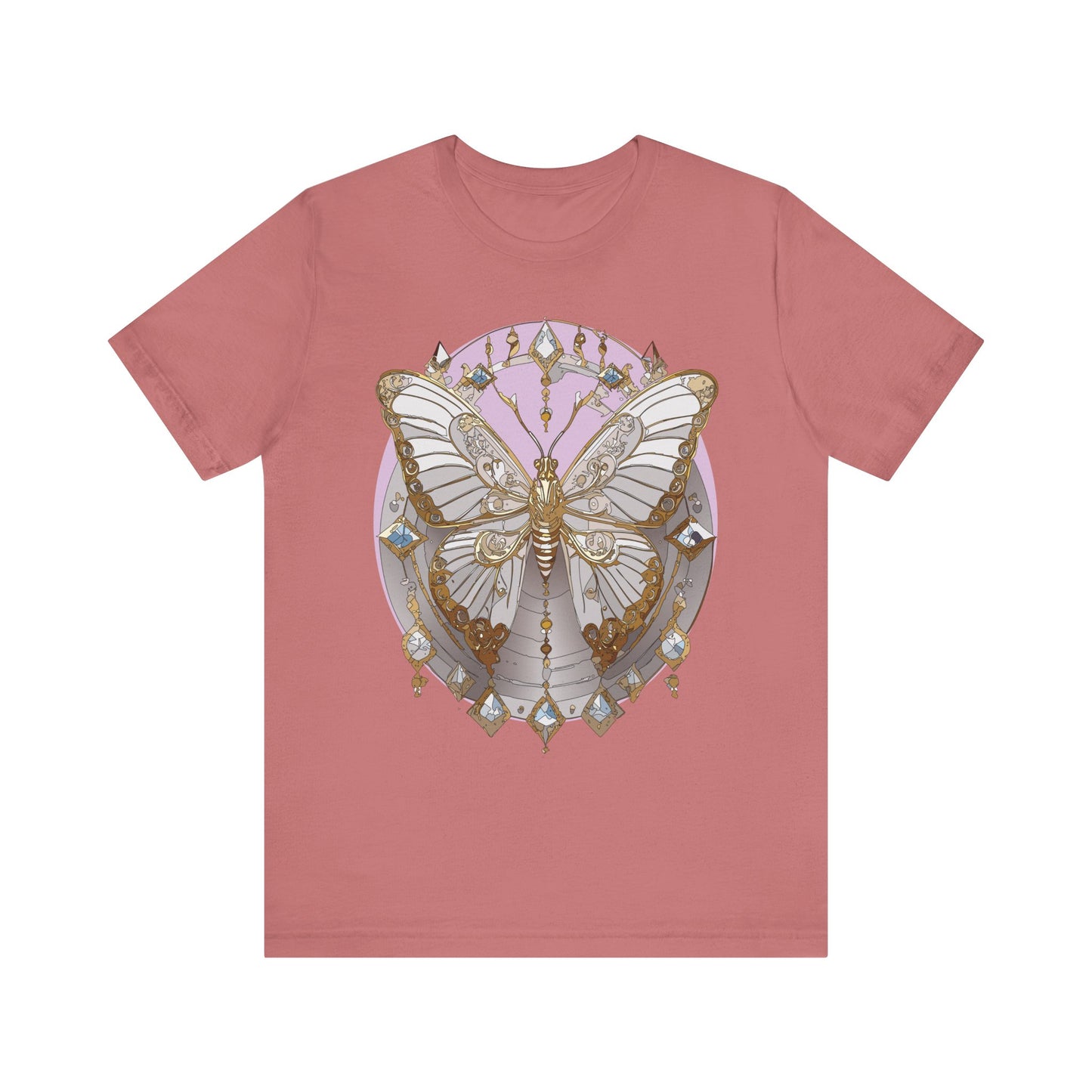 Butterfly Shirt, Shirt with Butterfly, Tee Shirt with Antique Butterfly
