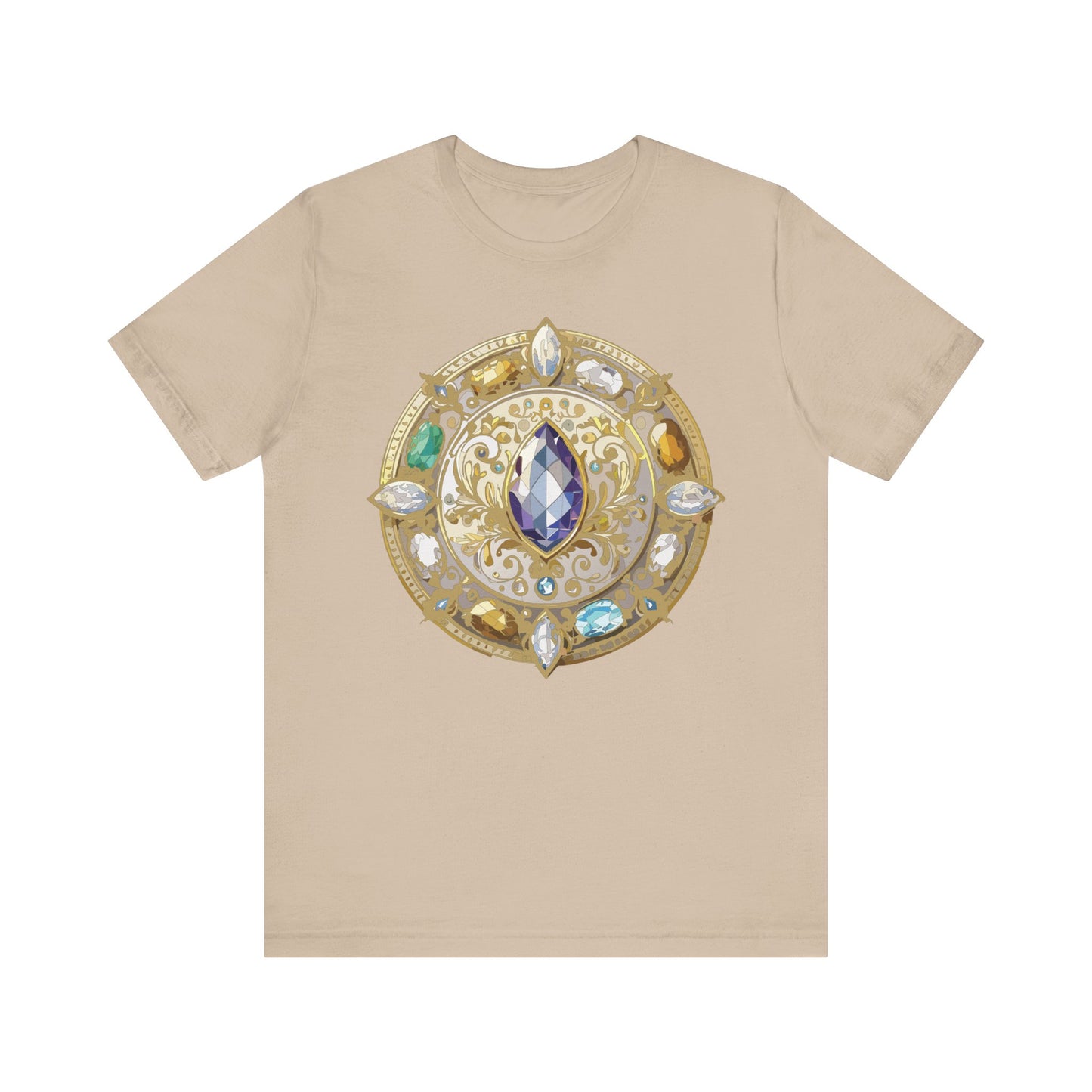 Medallion Shirt, Shirt with Medallion, Tee Shirt with Medal