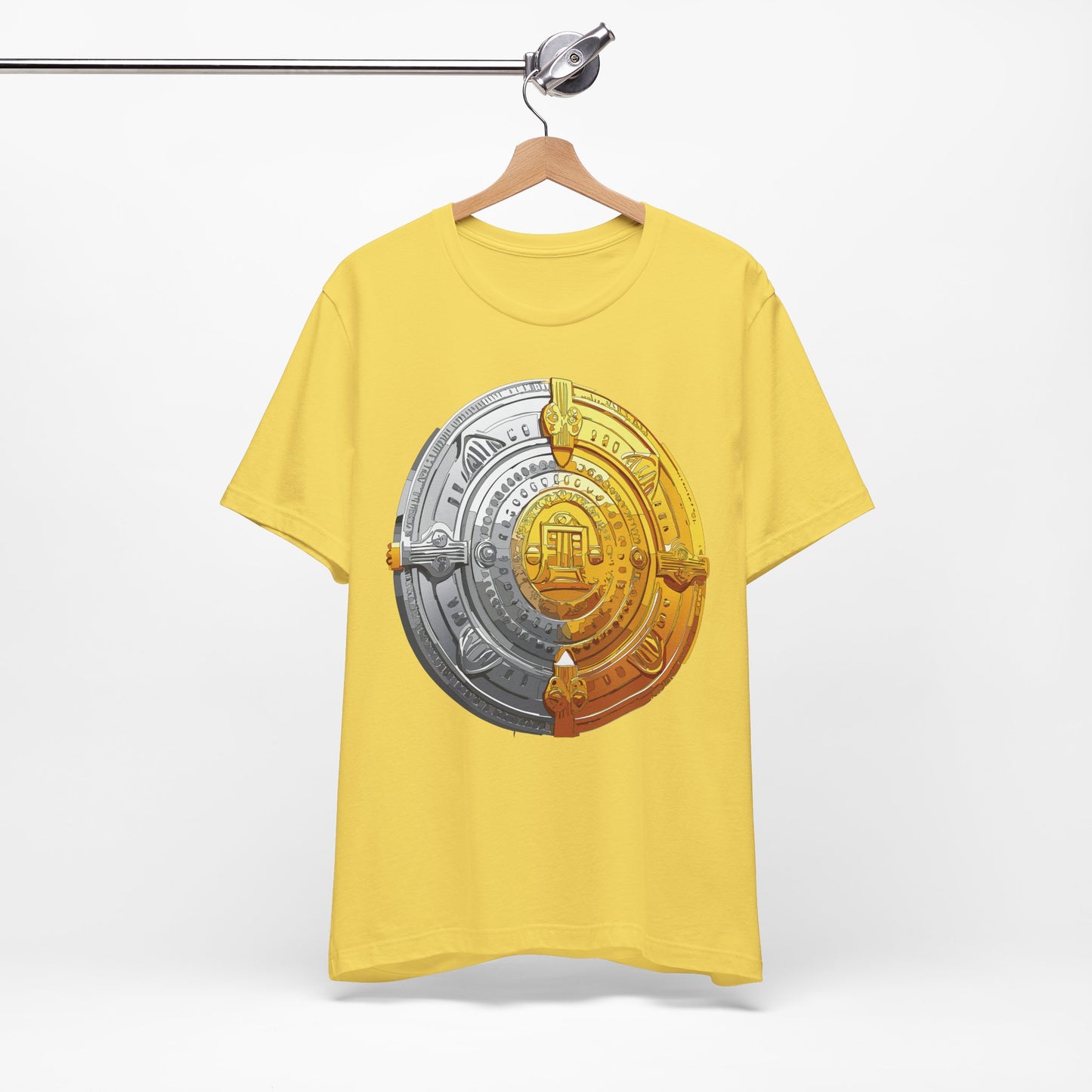 Coin Shirt, Shirt with Coin, Tee Shirt with Gold Coin, Shirt with Antique Coin