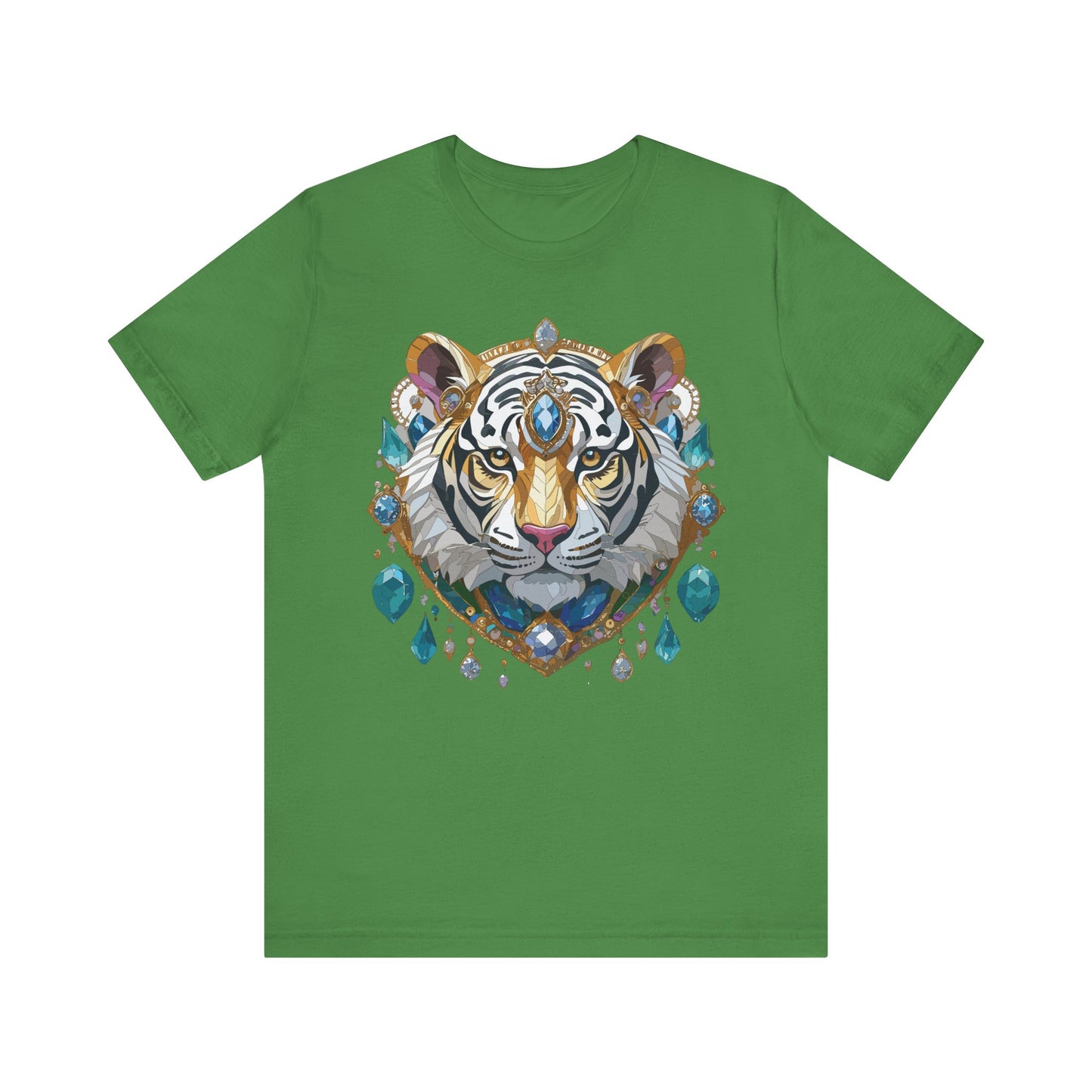 Animal Shirt, Shirt with Animal, Tee Shirt with Gold Animal Medal, Shirt with Antique Animal Medallion