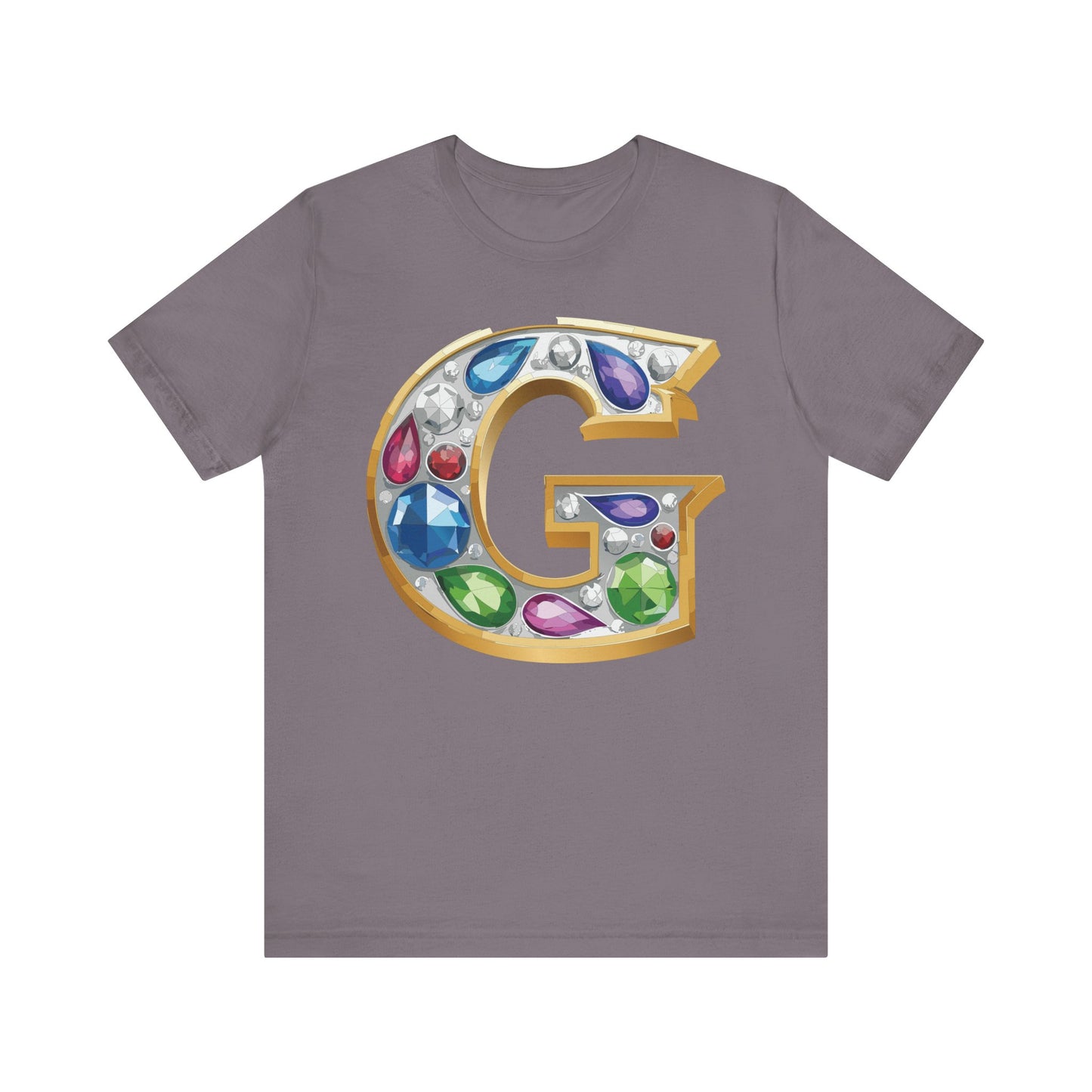 Letter Shirt, Shirt with Letters, Tee Shirt with Gold Letter, Shirt with Antique Letters