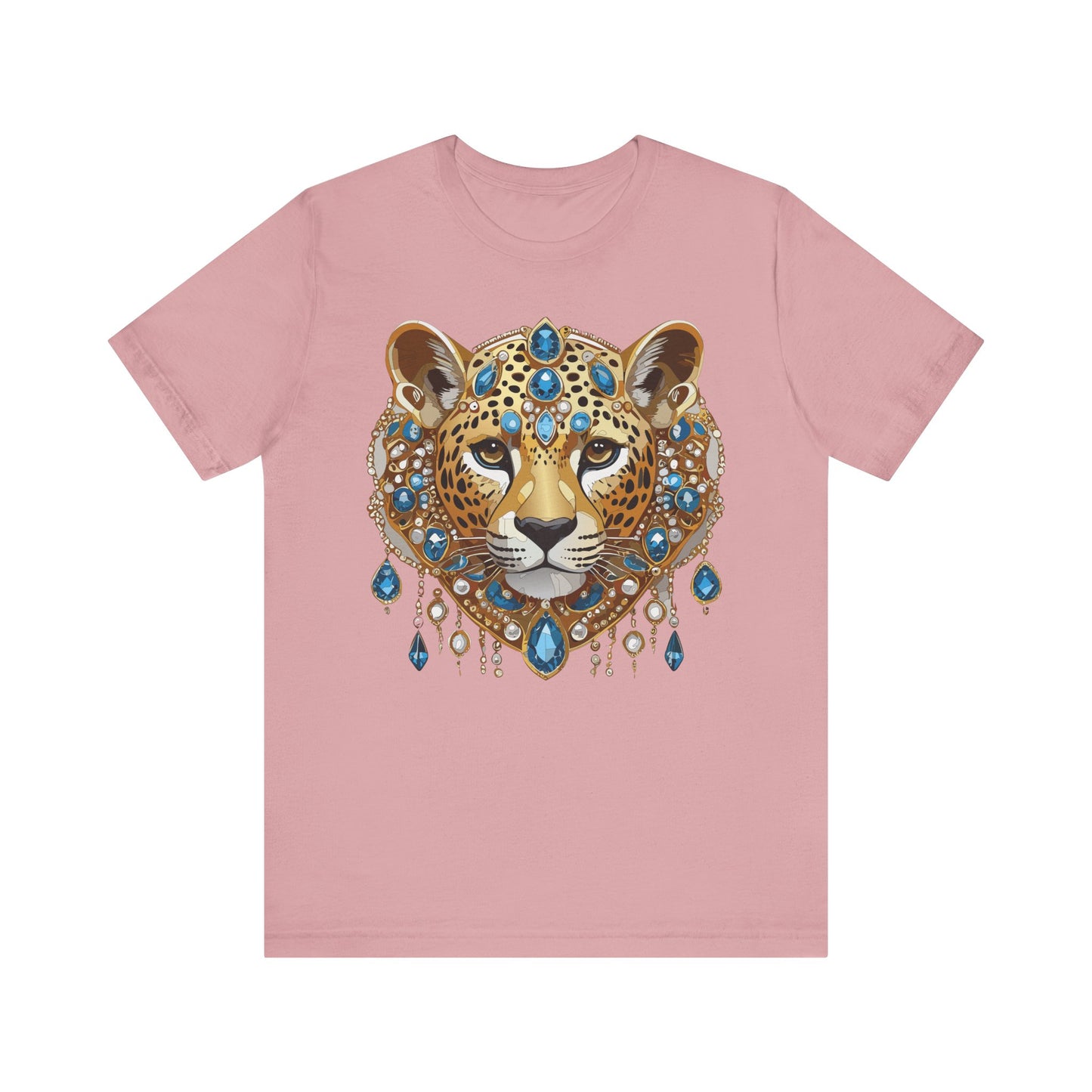 Animal Shirt, Shirt with Animal, Tee Shirt with Gold Animal Medal, Shirt with Antique Animal Medallion